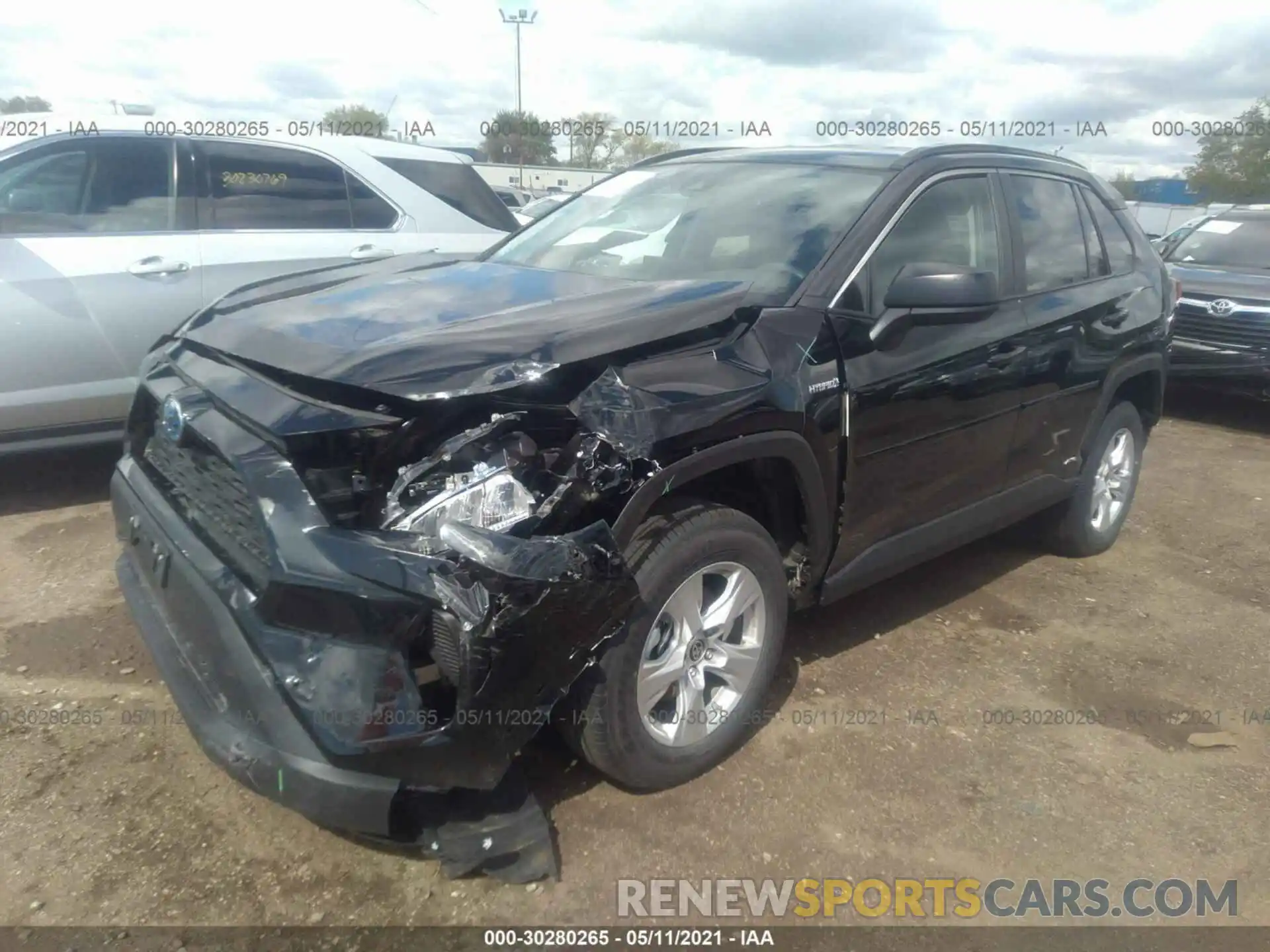 2 Photograph of a damaged car 4T3LWRFVXMU014072 TOYOTA RAV4 2021