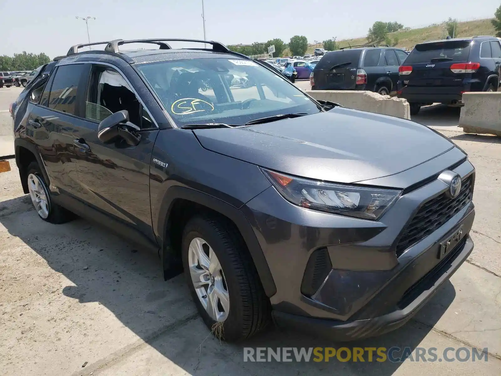 1 Photograph of a damaged car 4T3M6RFV0MU011458 TOYOTA RAV4 2021