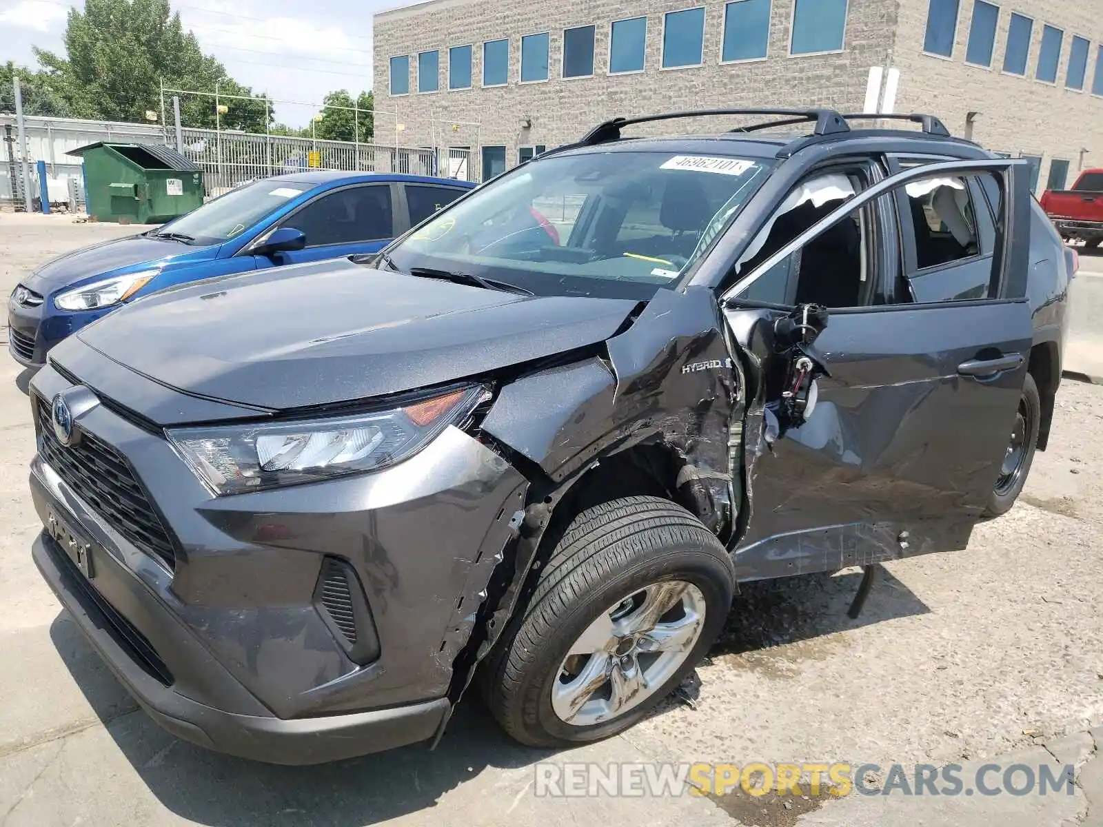 2 Photograph of a damaged car 4T3M6RFV0MU011458 TOYOTA RAV4 2021