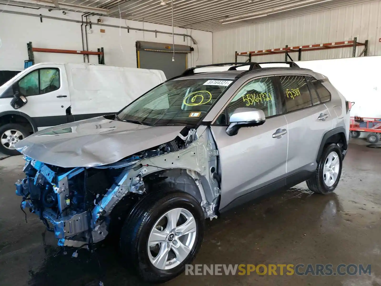 2 Photograph of a damaged car 4T3M6RFV1MU021884 TOYOTA RAV4 2021