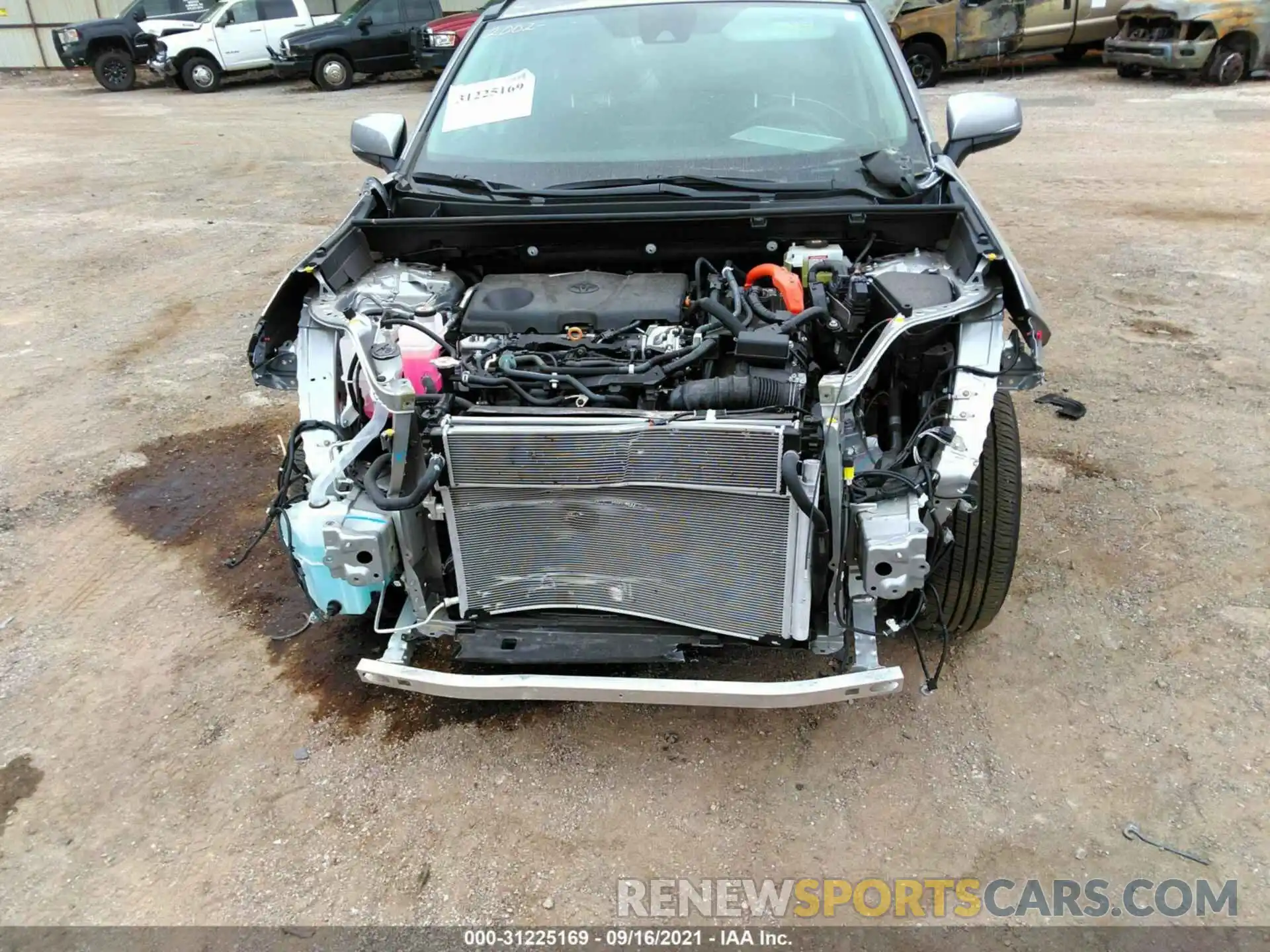 6 Photograph of a damaged car 4T3M6RFV3MU011387 TOYOTA RAV4 2021