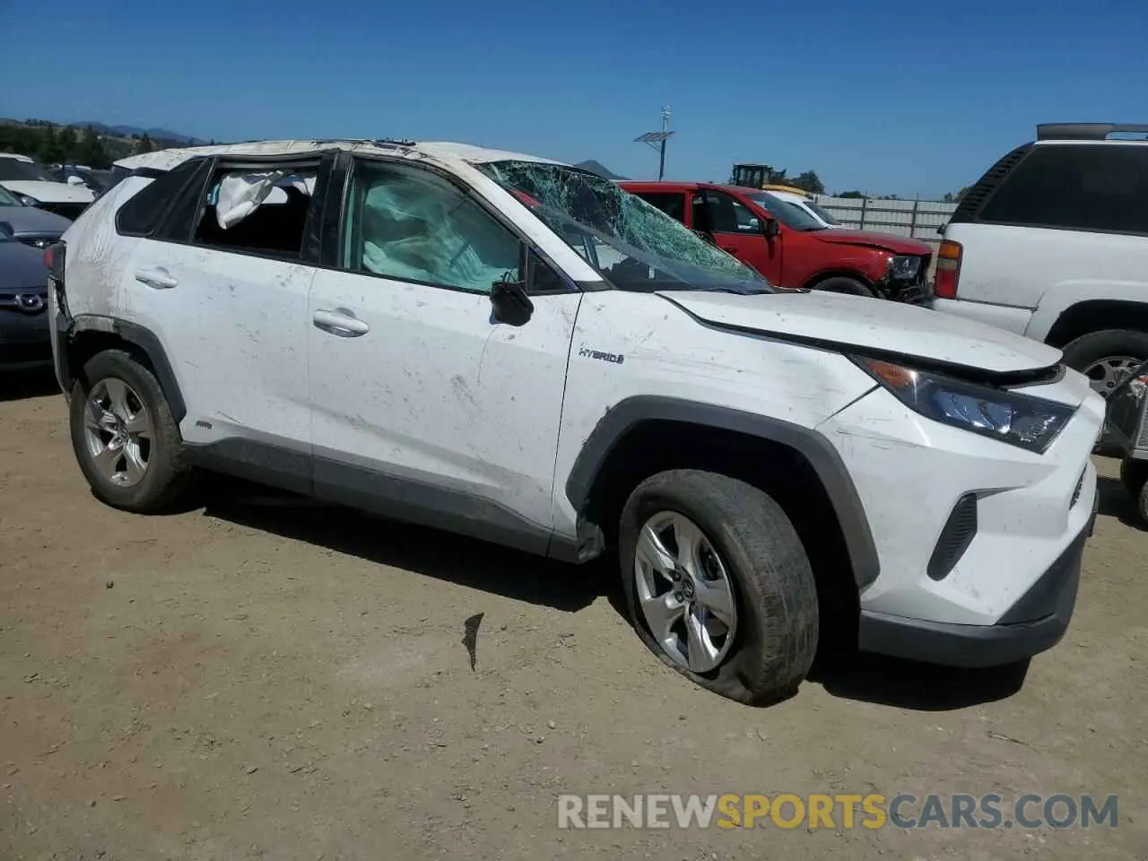 4 Photograph of a damaged car 4T3M6RFV3MU012071 TOYOTA RAV4 2021
