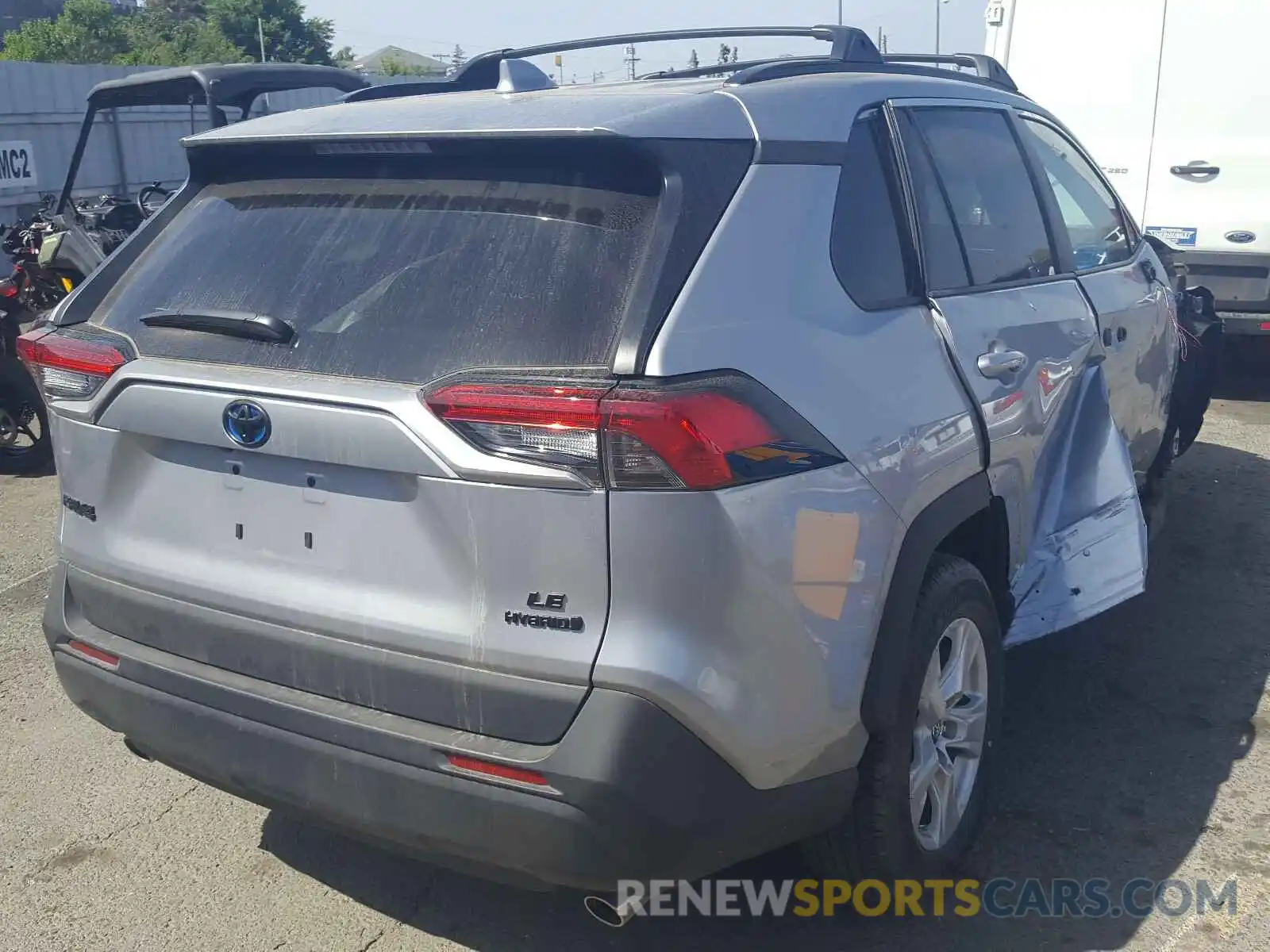 4 Photograph of a damaged car 4T3M6RFV4MU014153 TOYOTA RAV4 2021