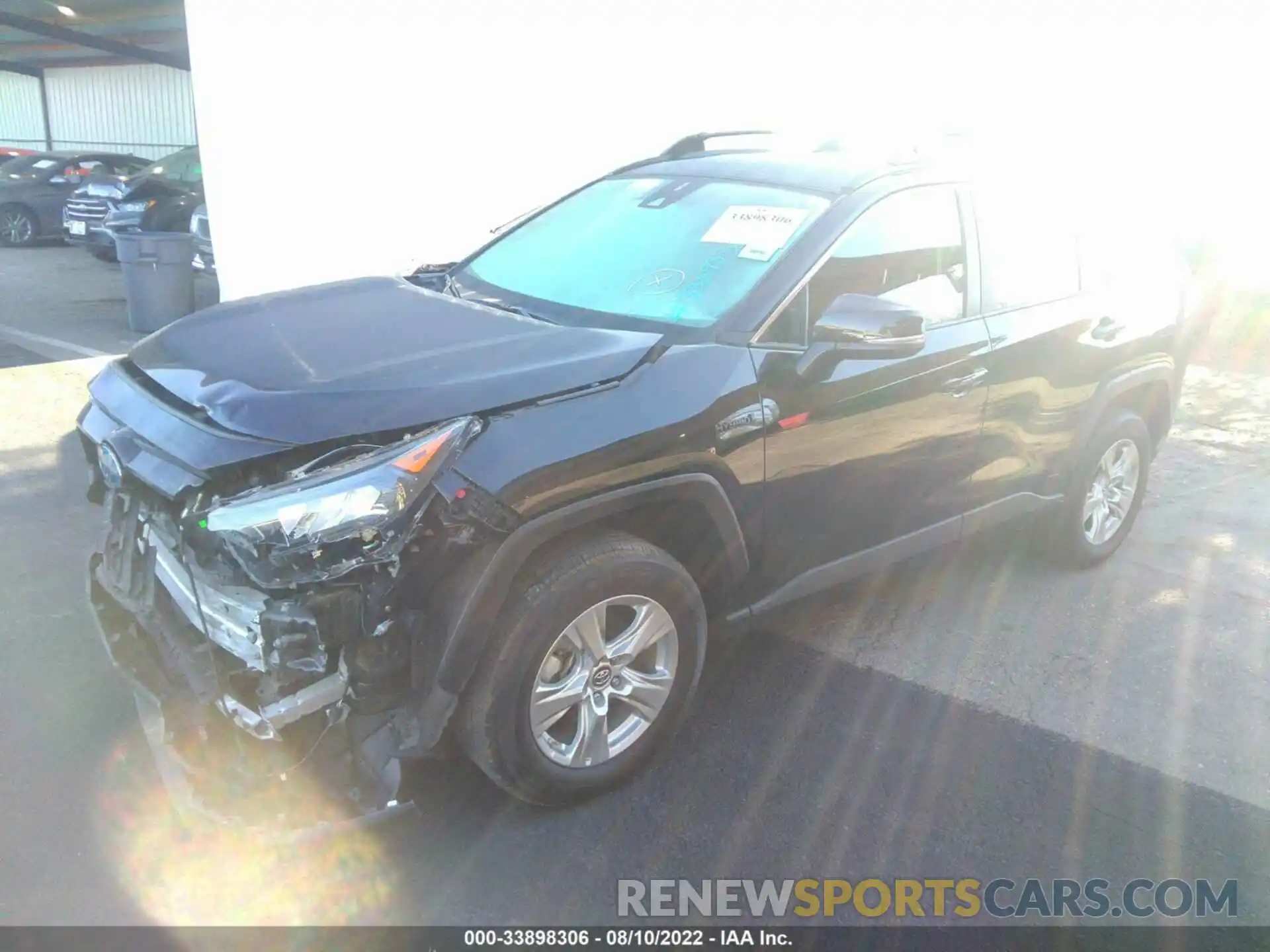 2 Photograph of a damaged car 4T3M6RFV5MU013545 TOYOTA RAV4 2021