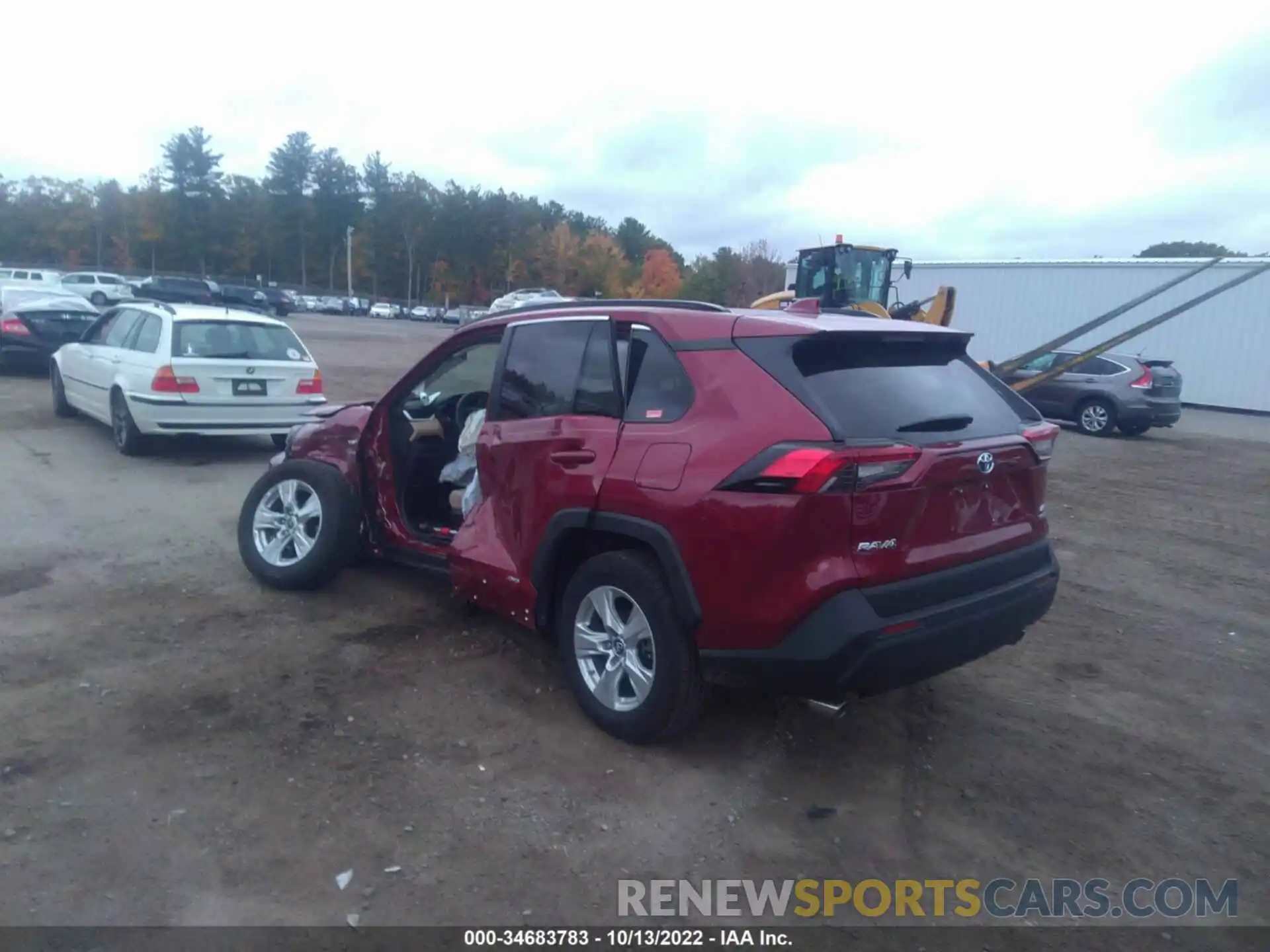 3 Photograph of a damaged car 4T3M6RFV5MU020365 TOYOTA RAV4 2021