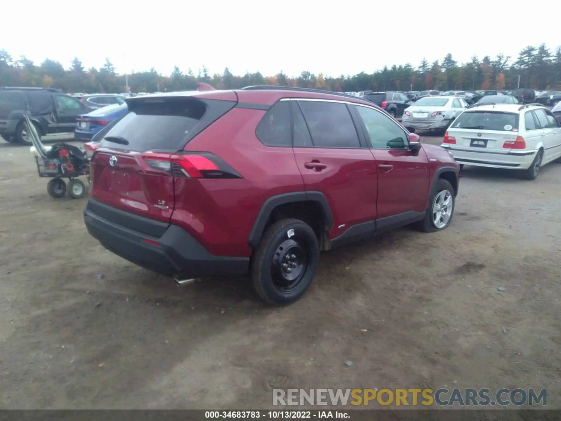 4 Photograph of a damaged car 4T3M6RFV5MU020365 TOYOTA RAV4 2021