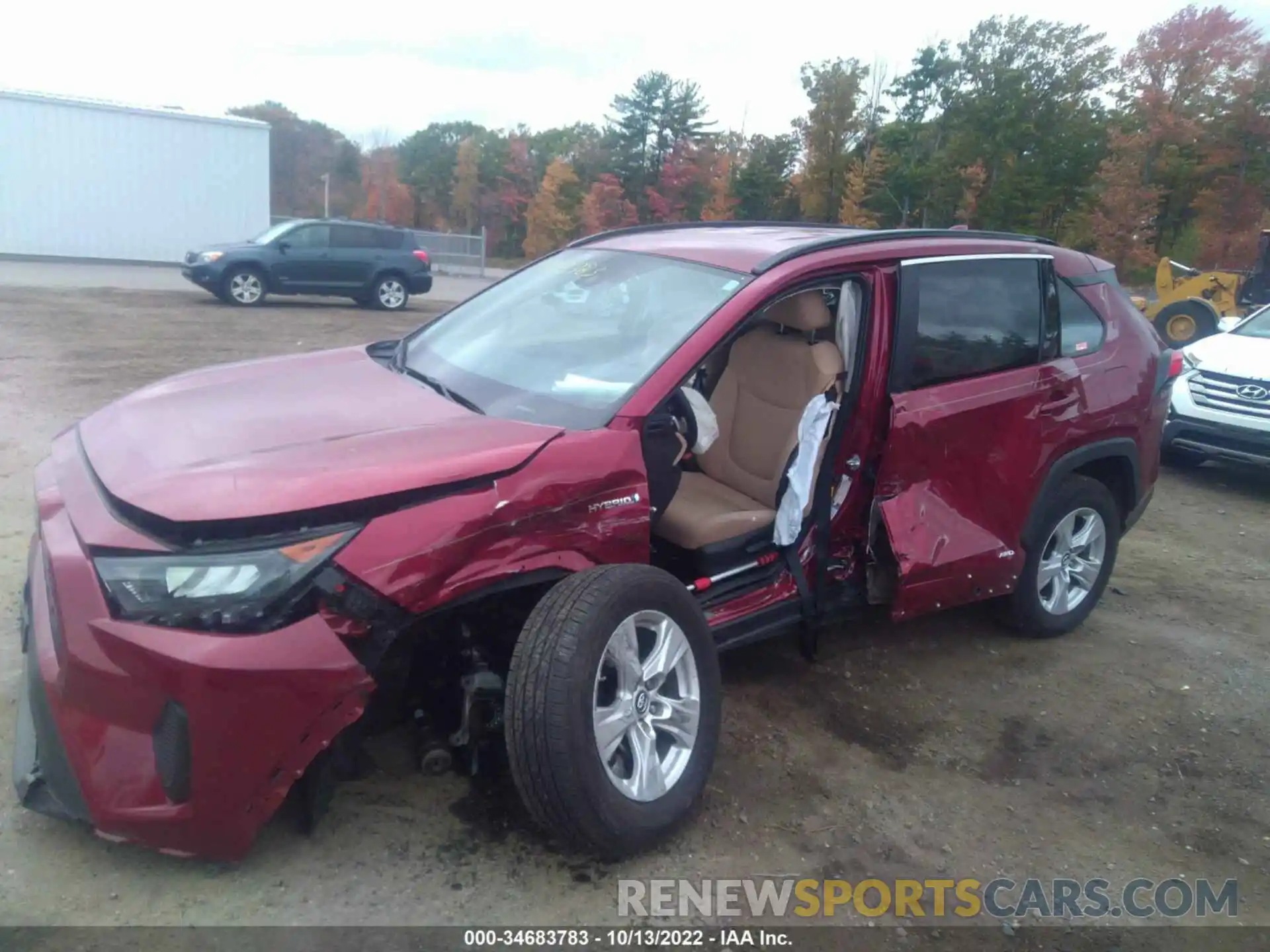 6 Photograph of a damaged car 4T3M6RFV5MU020365 TOYOTA RAV4 2021