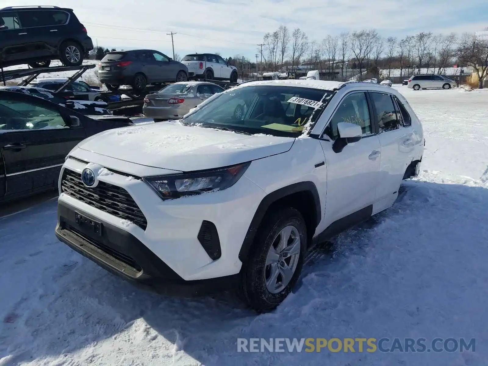 2 Photograph of a damaged car 4T3M6RFV7MU008010 TOYOTA RAV4 2021