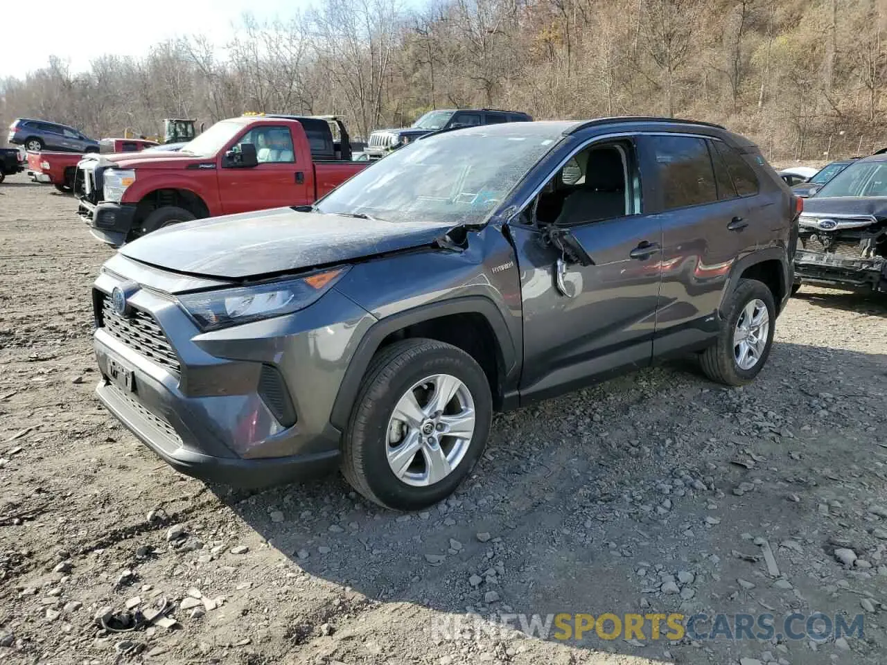 1 Photograph of a damaged car 4T3M6RFV8MU027763 TOYOTA RAV4 2021