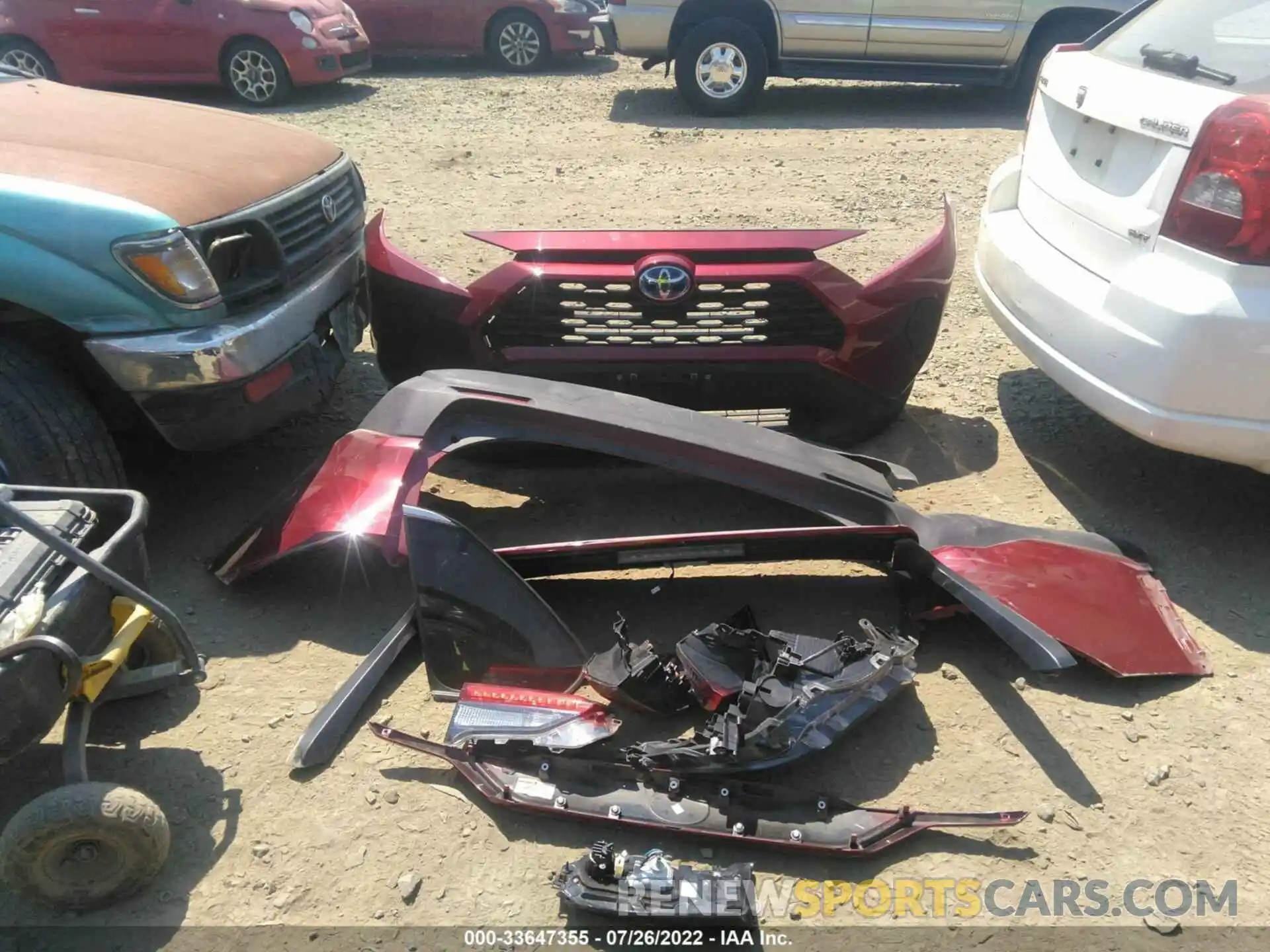 12 Photograph of a damaged car 4T3M6RFV9MU024452 TOYOTA RAV4 2021