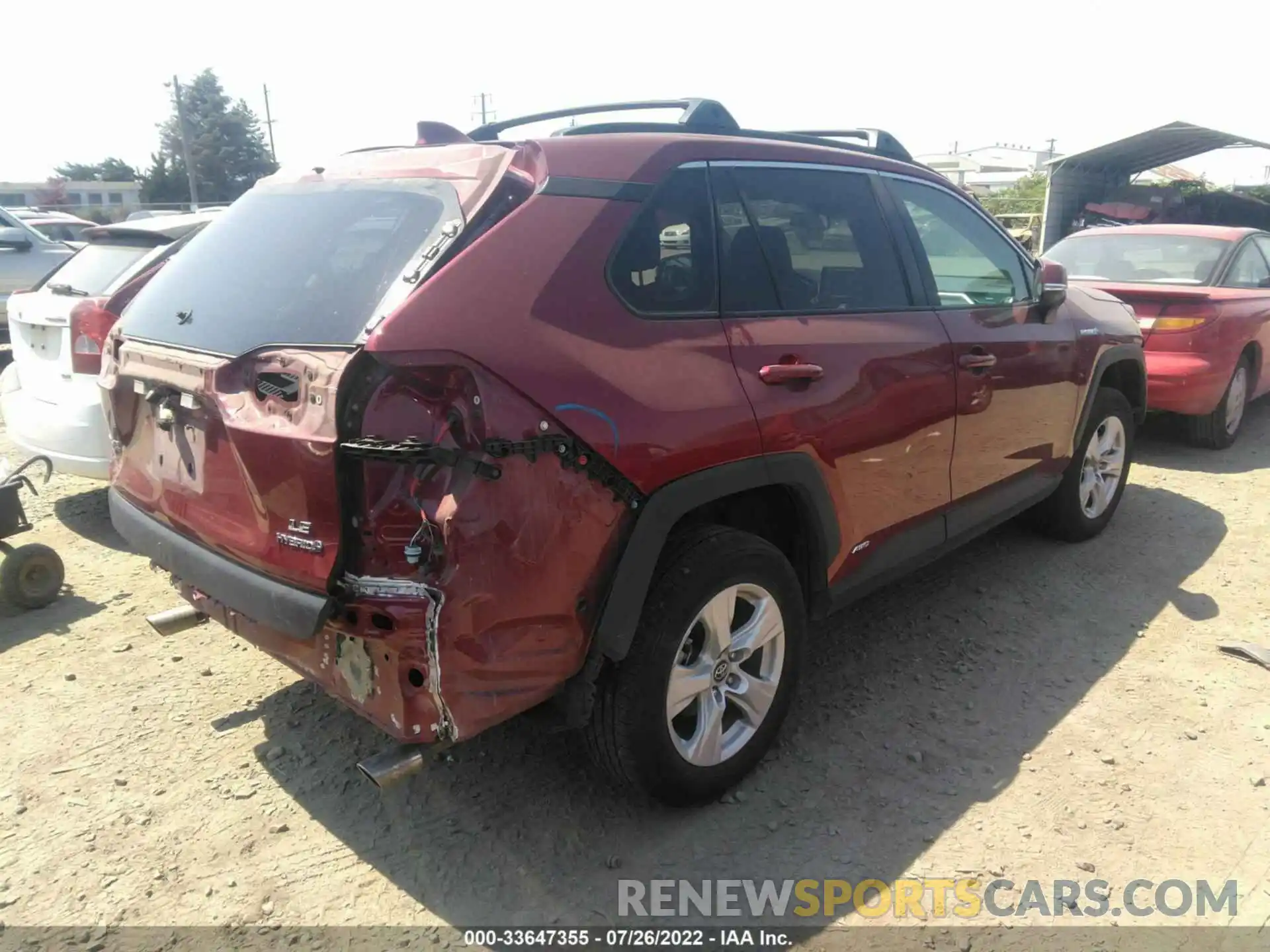 4 Photograph of a damaged car 4T3M6RFV9MU024452 TOYOTA RAV4 2021