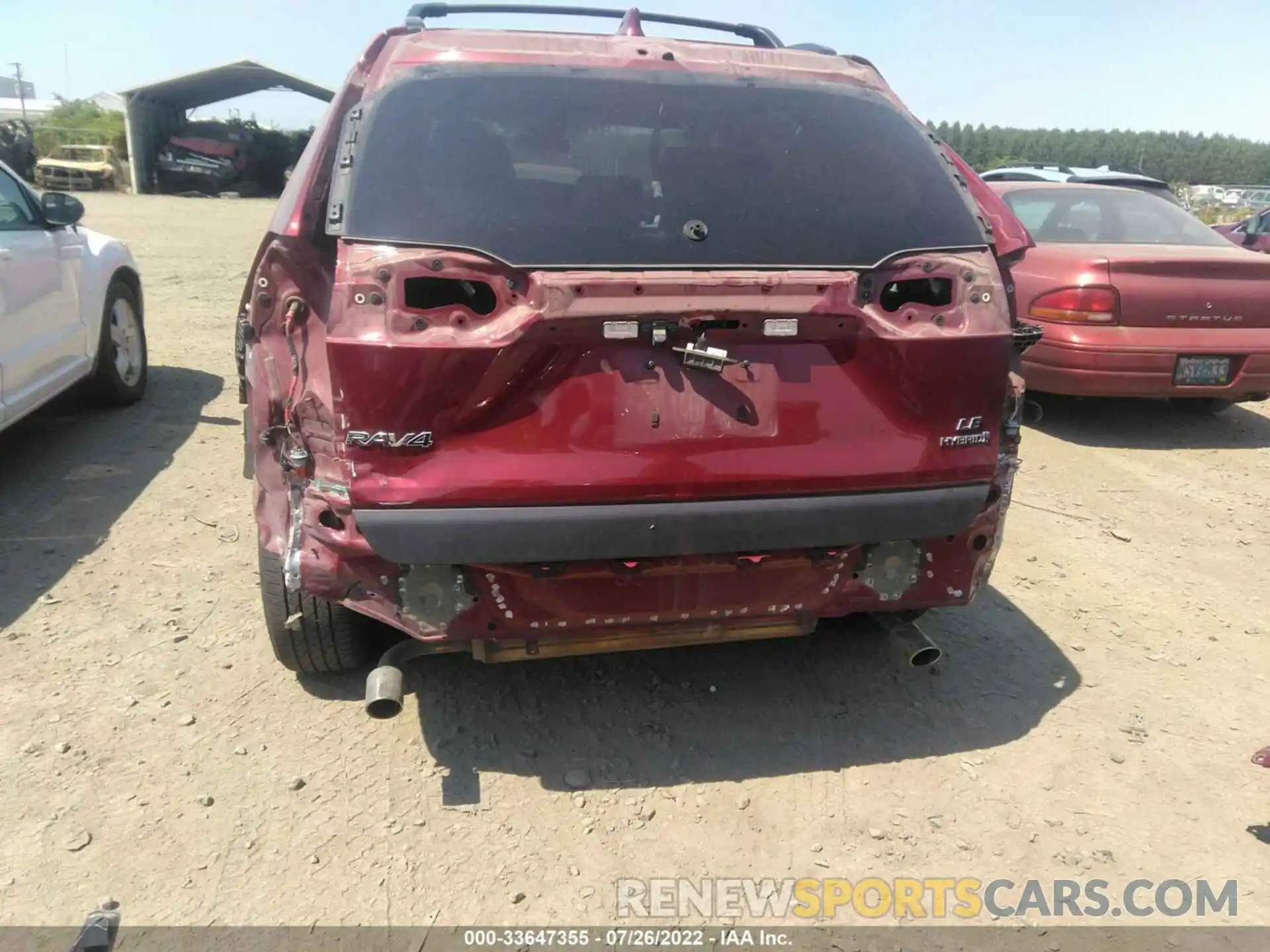 6 Photograph of a damaged car 4T3M6RFV9MU024452 TOYOTA RAV4 2021