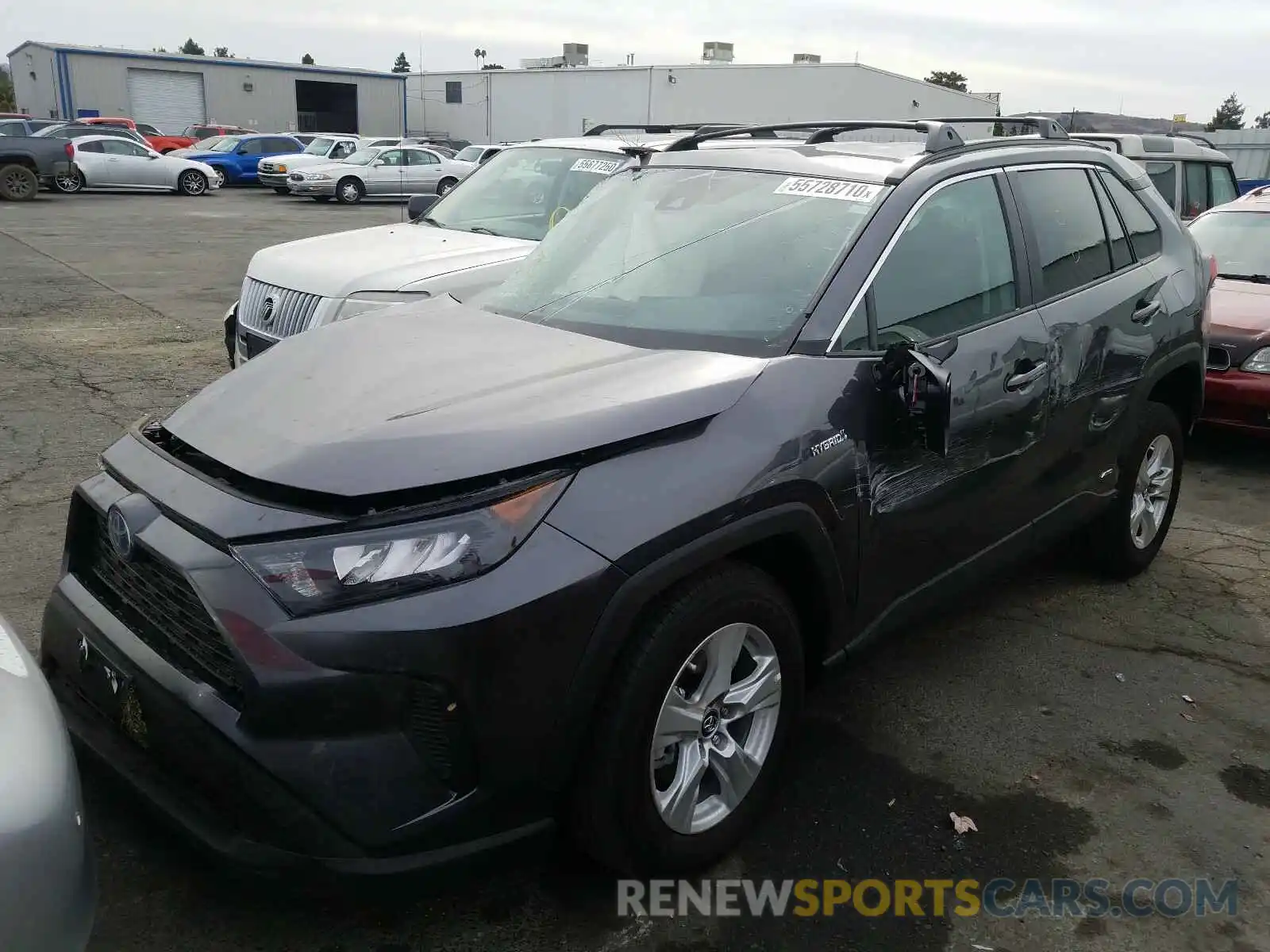 2 Photograph of a damaged car 4T3M6RFVXMU008325 TOYOTA RAV4 2021