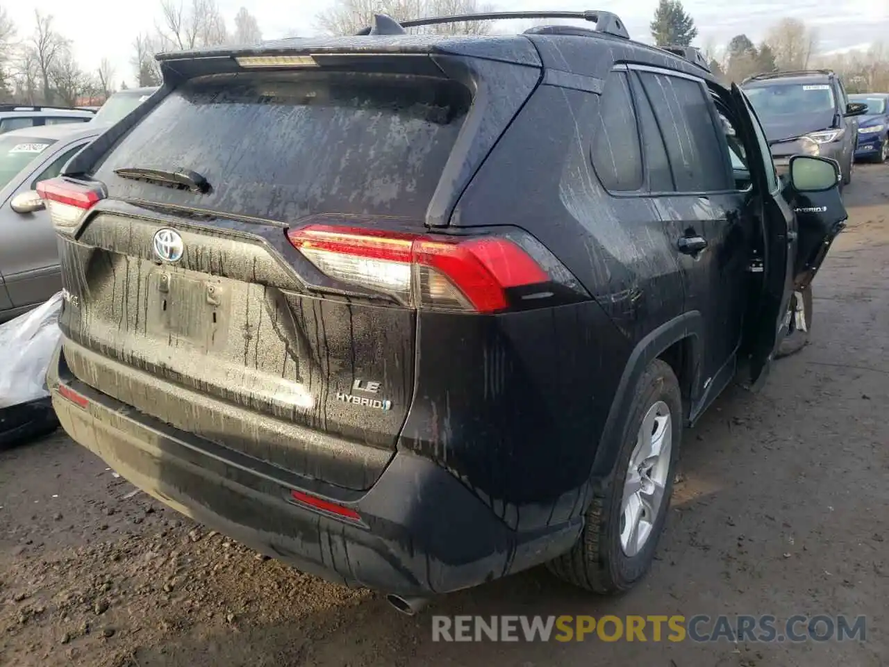 4 Photograph of a damaged car 4T3M6RFVXMU028753 TOYOTA RAV4 2021