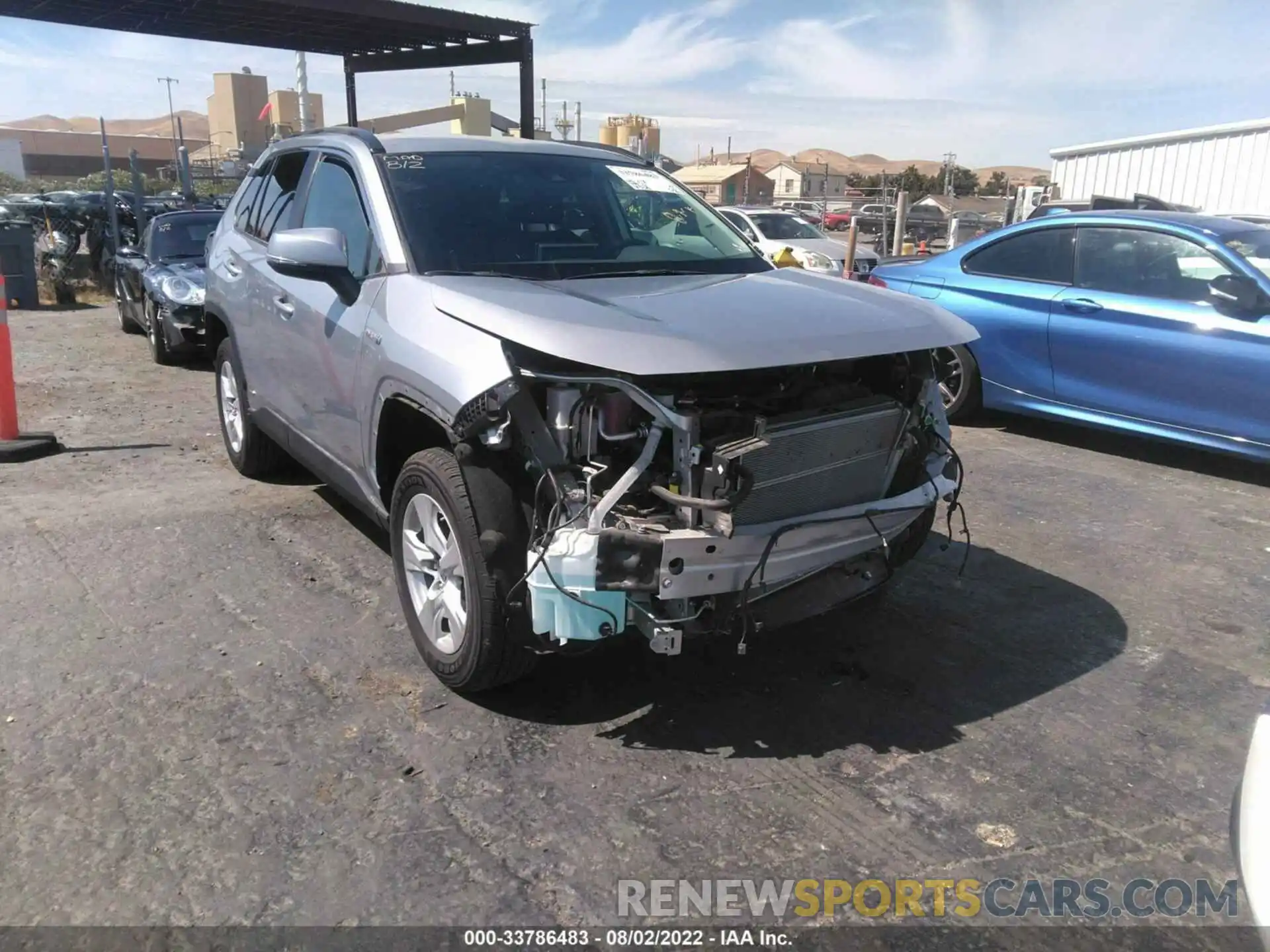 1 Photograph of a damaged car 4T3MWRFV0MU024713 TOYOTA RAV4 2021