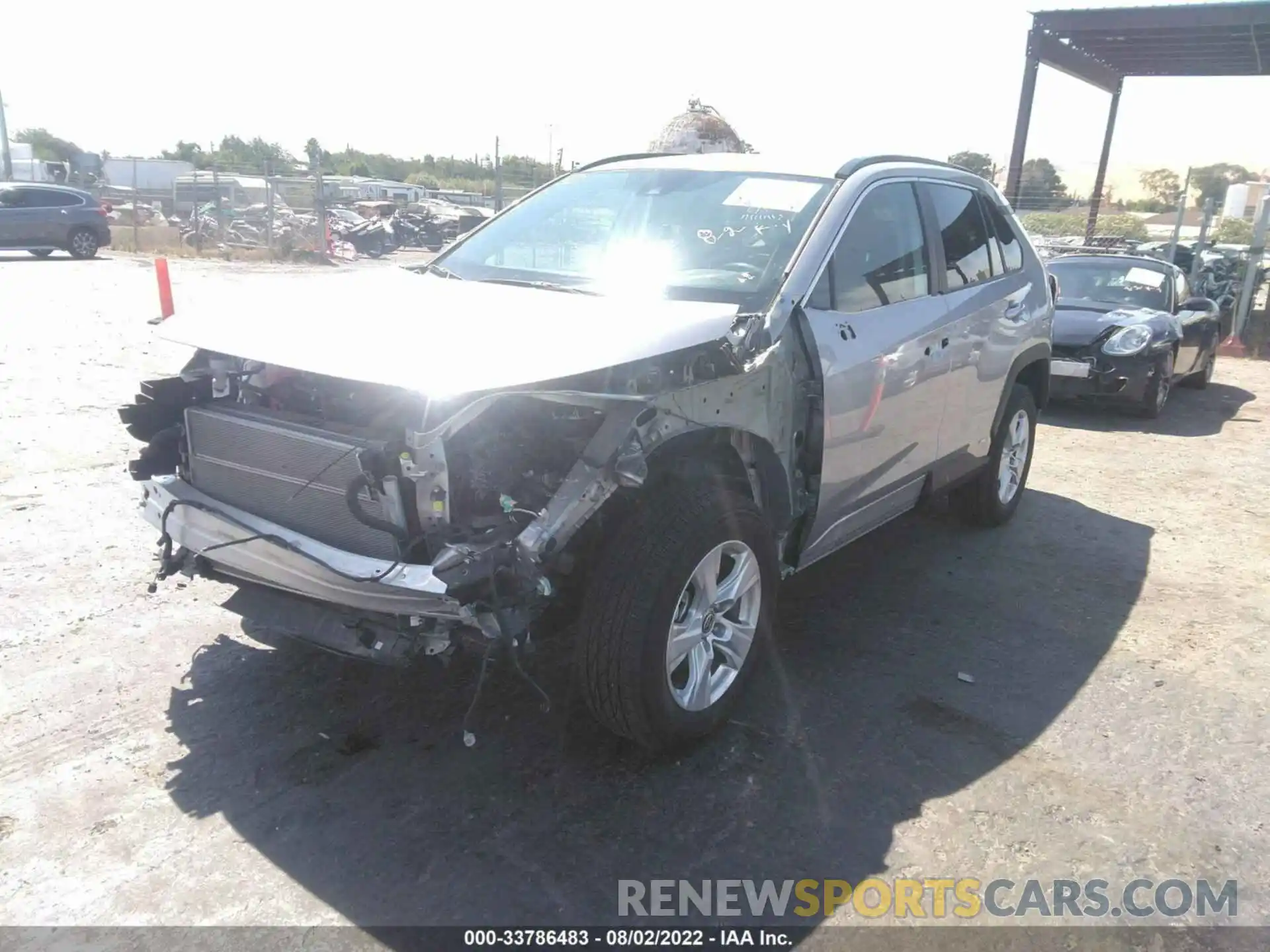 2 Photograph of a damaged car 4T3MWRFV0MU024713 TOYOTA RAV4 2021