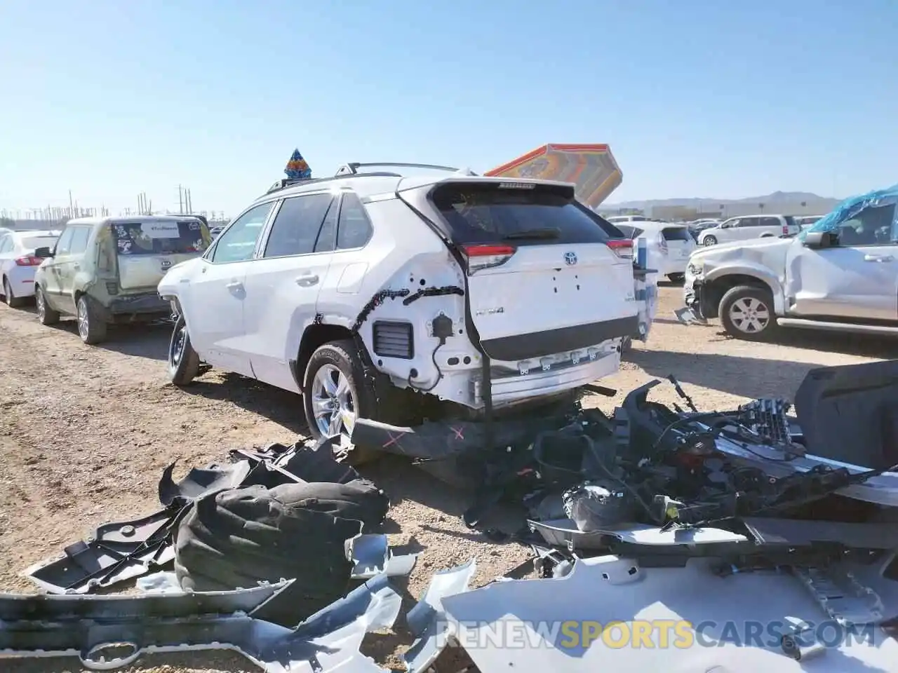 3 Photograph of a damaged car 4T3MWRFV1MU044615 TOYOTA RAV4 2021