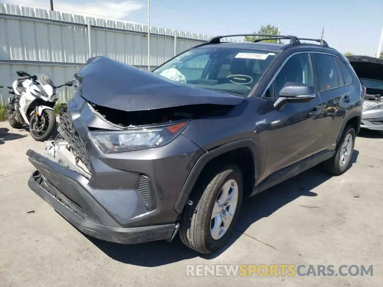 2 Photograph of a damaged car 4T3MWRFV2MU036099 TOYOTA RAV4 2021