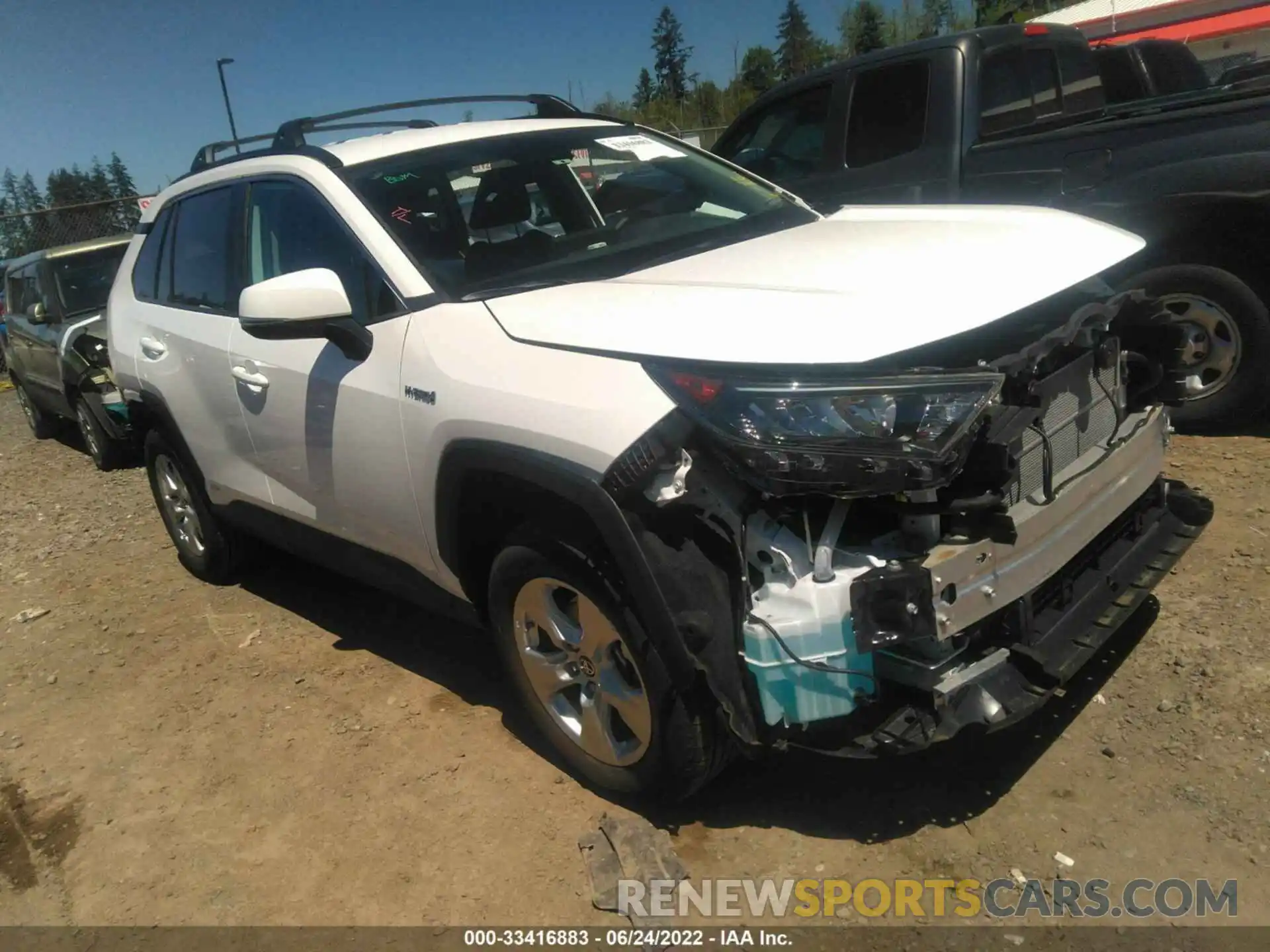 1 Photograph of a damaged car 4T3MWRFV5MU045847 TOYOTA RAV4 2021