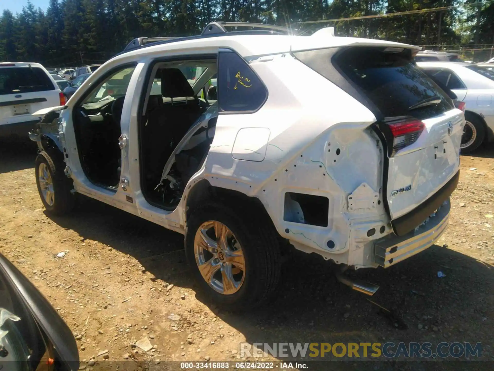 3 Photograph of a damaged car 4T3MWRFV5MU045847 TOYOTA RAV4 2021