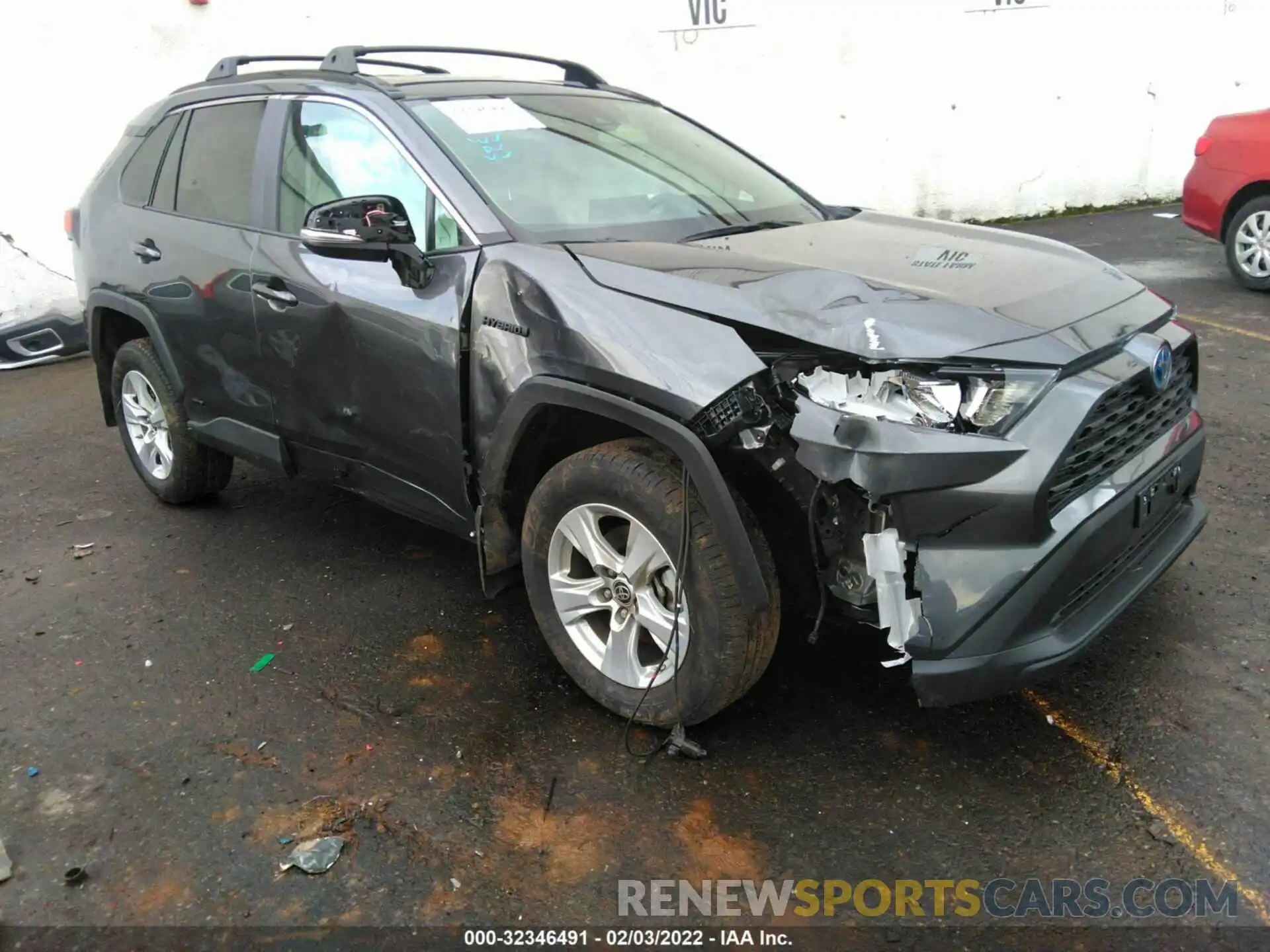 1 Photograph of a damaged car 4T3MWRFV7MU016303 TOYOTA RAV4 2021