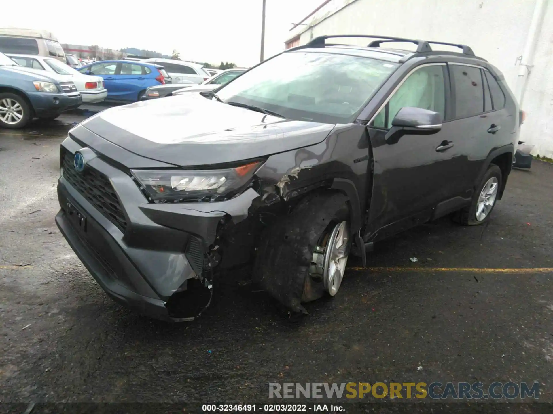 2 Photograph of a damaged car 4T3MWRFV7MU016303 TOYOTA RAV4 2021