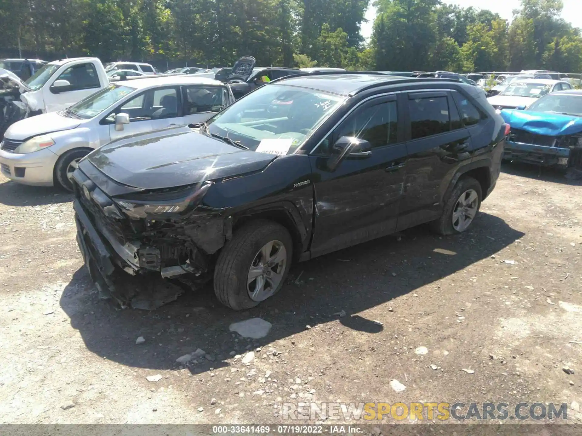 2 Photograph of a damaged car 4T3MWRFV8MU026256 TOYOTA RAV4 2021