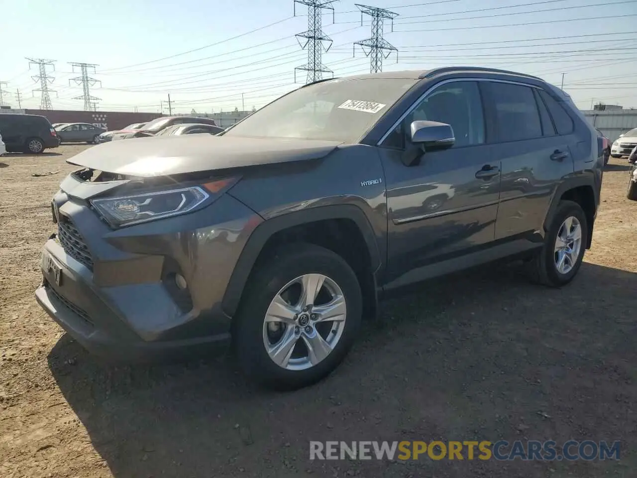 1 Photograph of a damaged car 4T3R6RFV1MU009644 TOYOTA RAV4 2021
