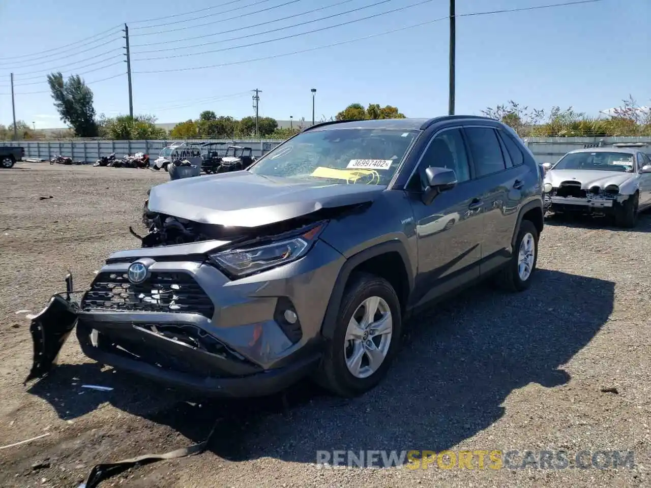 2 Photograph of a damaged car 4T3R6RFV1MU028792 TOYOTA RAV4 2021