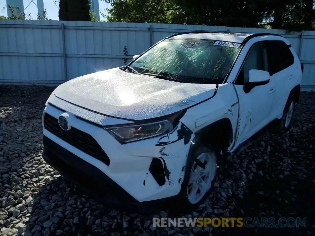 2 Photograph of a damaged car 4T3R6RFV2MU009524 TOYOTA RAV4 2021