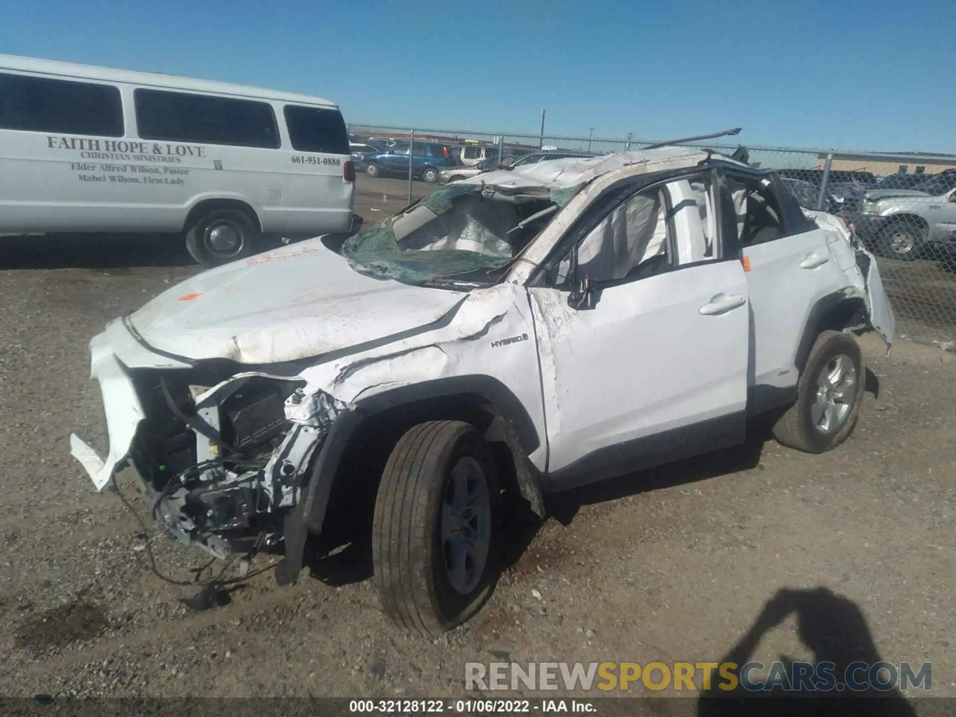 2 Photograph of a damaged car 4T3R6RFV2MU018286 TOYOTA RAV4 2021