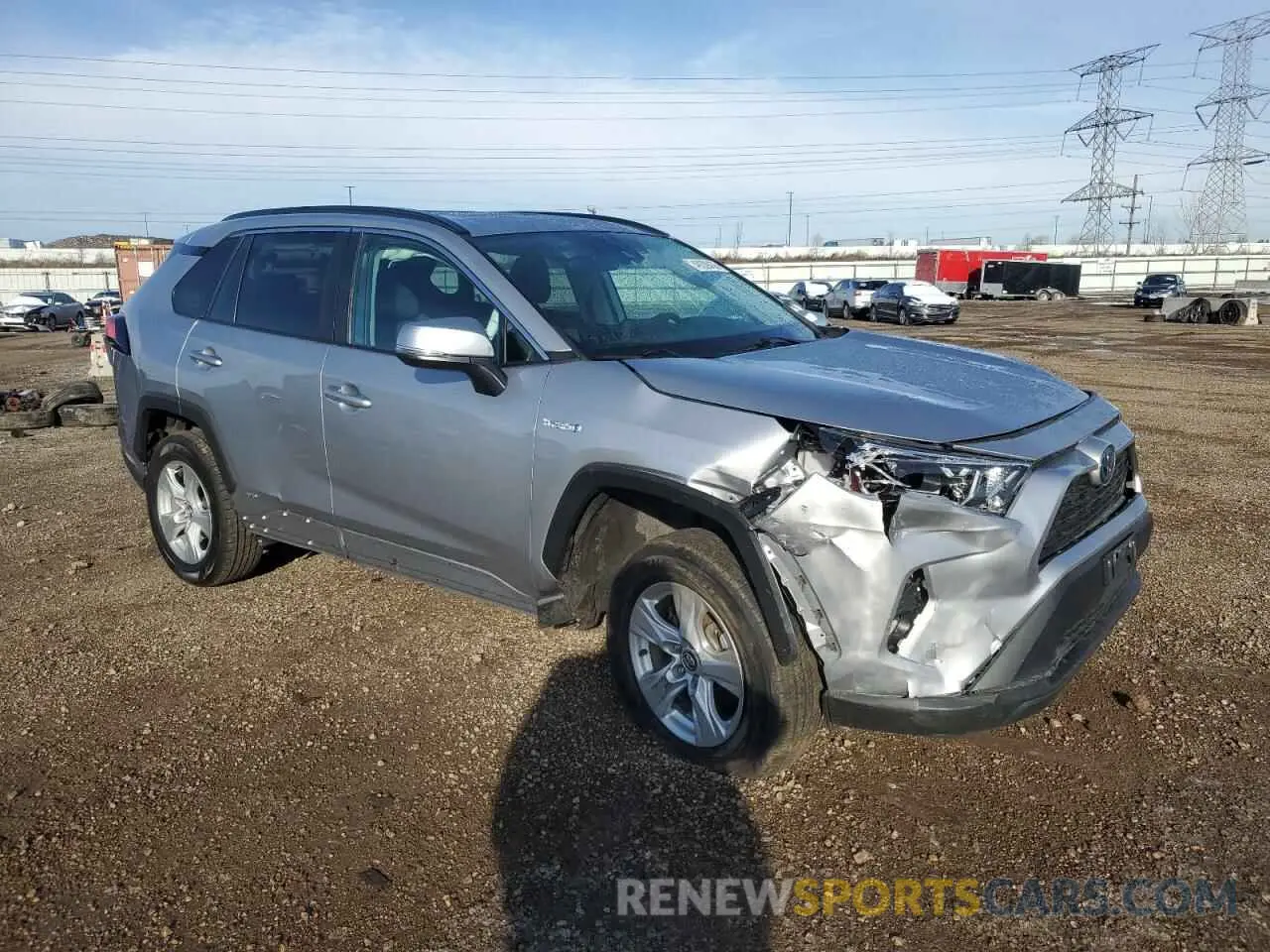 4 Photograph of a damaged car 4T3R6RFV3MU014506 TOYOTA RAV4 2021
