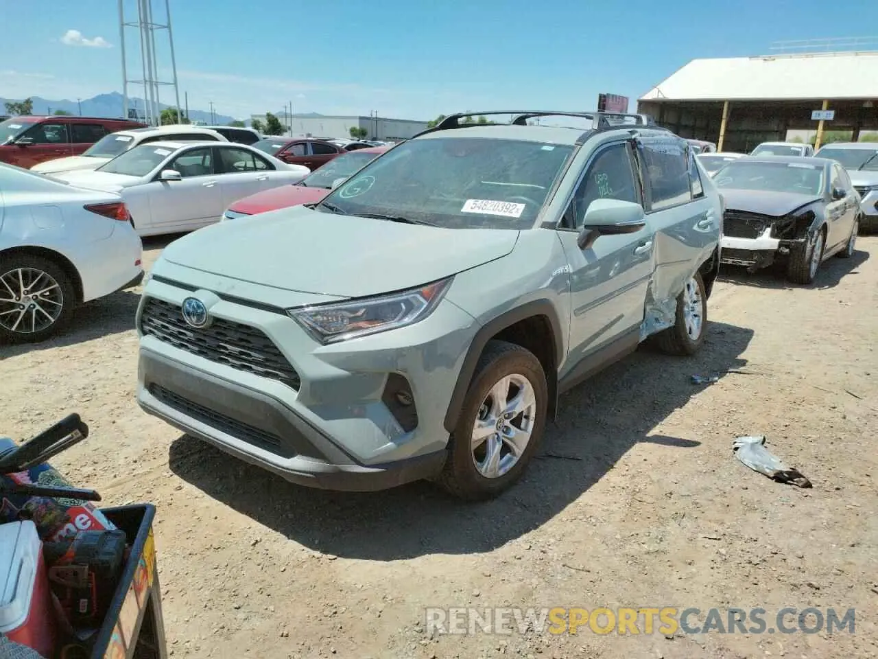 2 Photograph of a damaged car 4T3R6RFV3MU015574 TOYOTA RAV4 2021