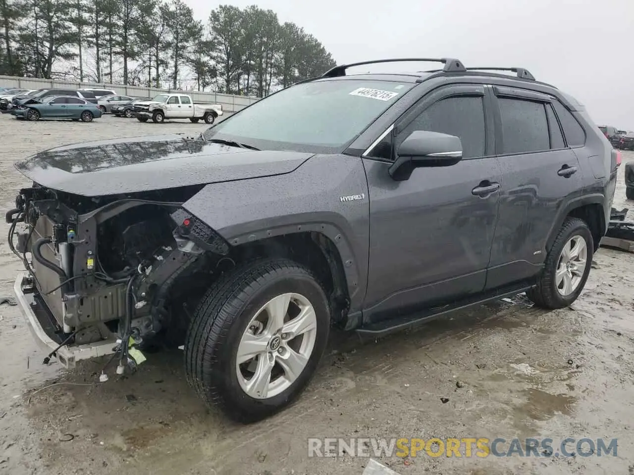1 Photograph of a damaged car 4T3R6RFV3MU020497 TOYOTA RAV4 2021