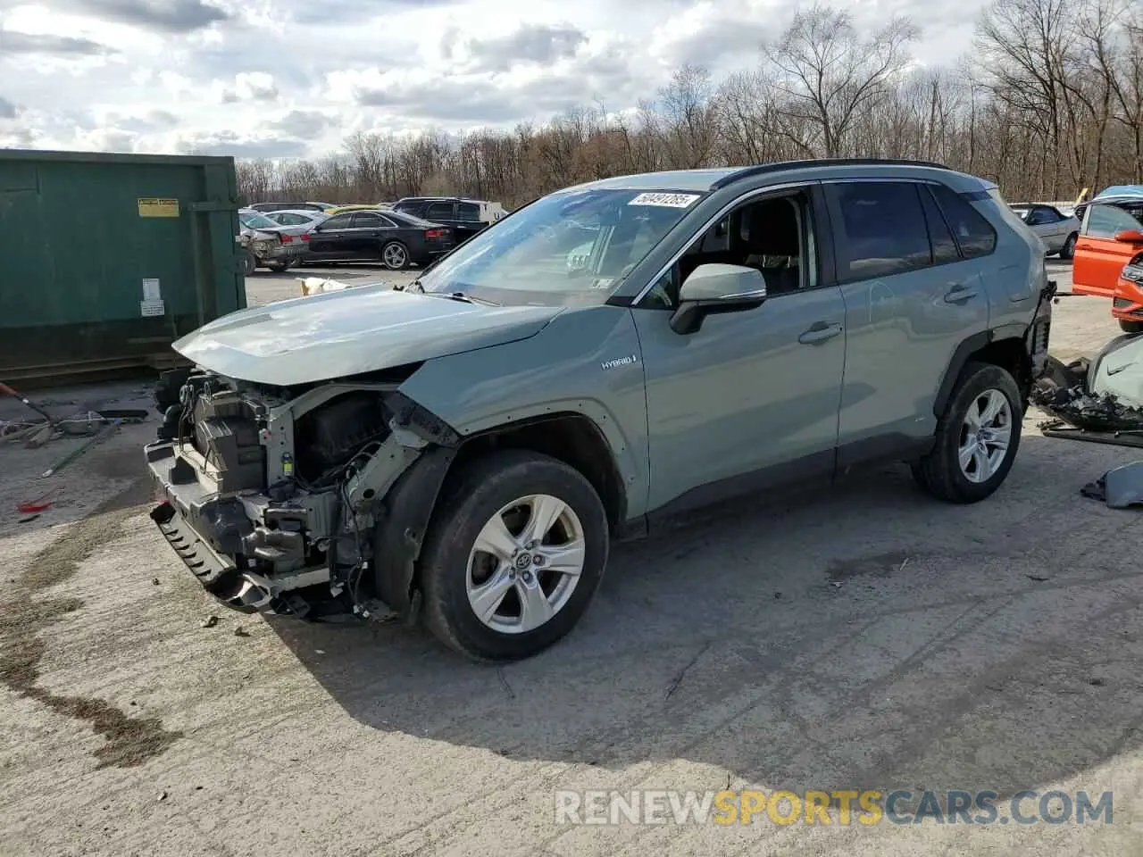 1 Photograph of a damaged car 4T3R6RFV5MU014913 TOYOTA RAV4 2021