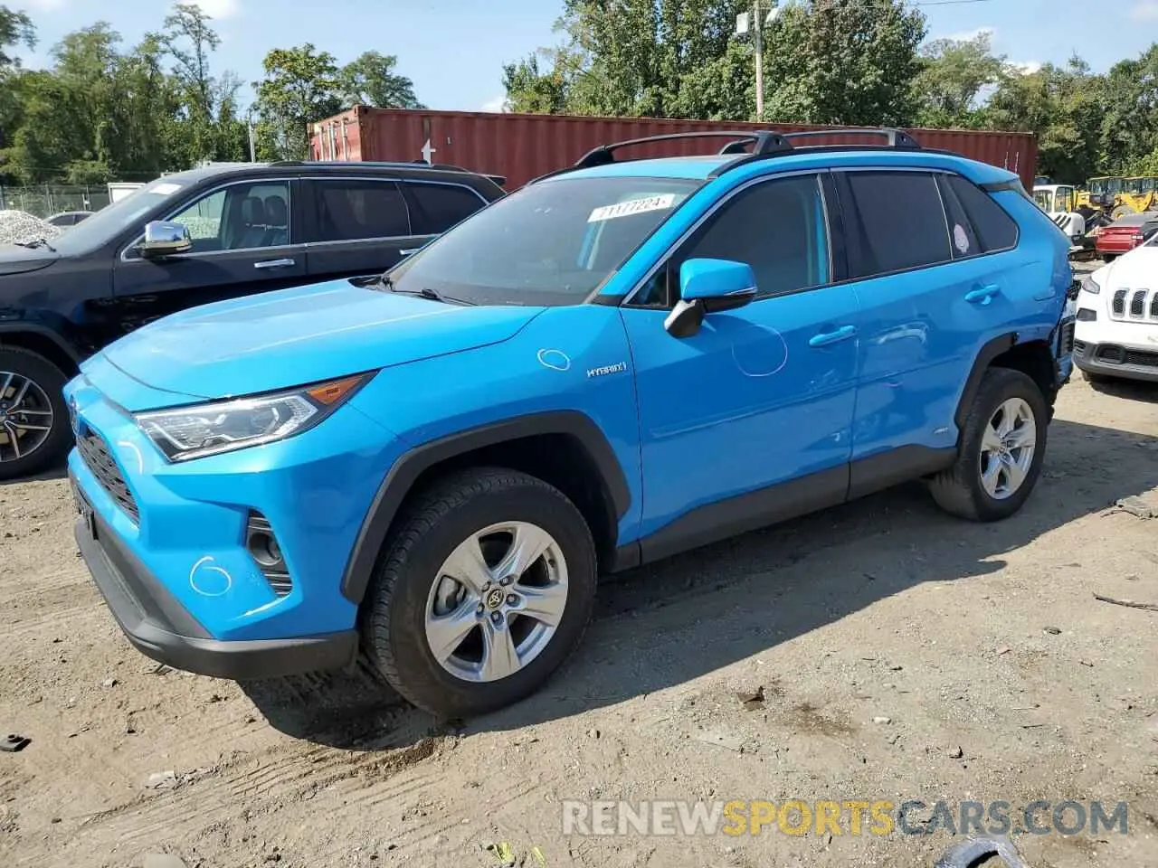 1 Photograph of a damaged car 4T3R6RFV6MU030392 TOYOTA RAV4 2021