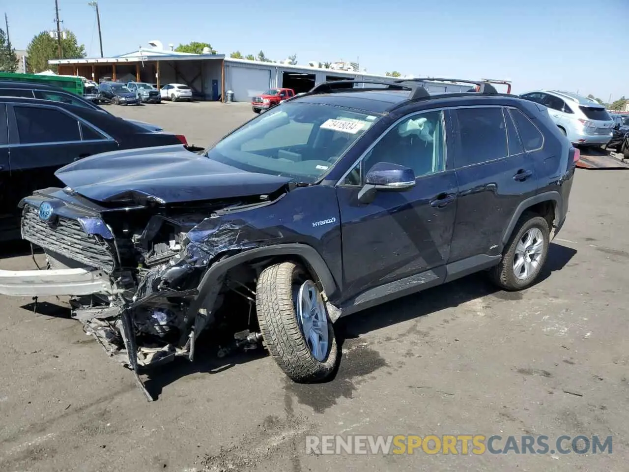 1 Photograph of a damaged car 4T3R6RFV8MU023458 TOYOTA RAV4 2021