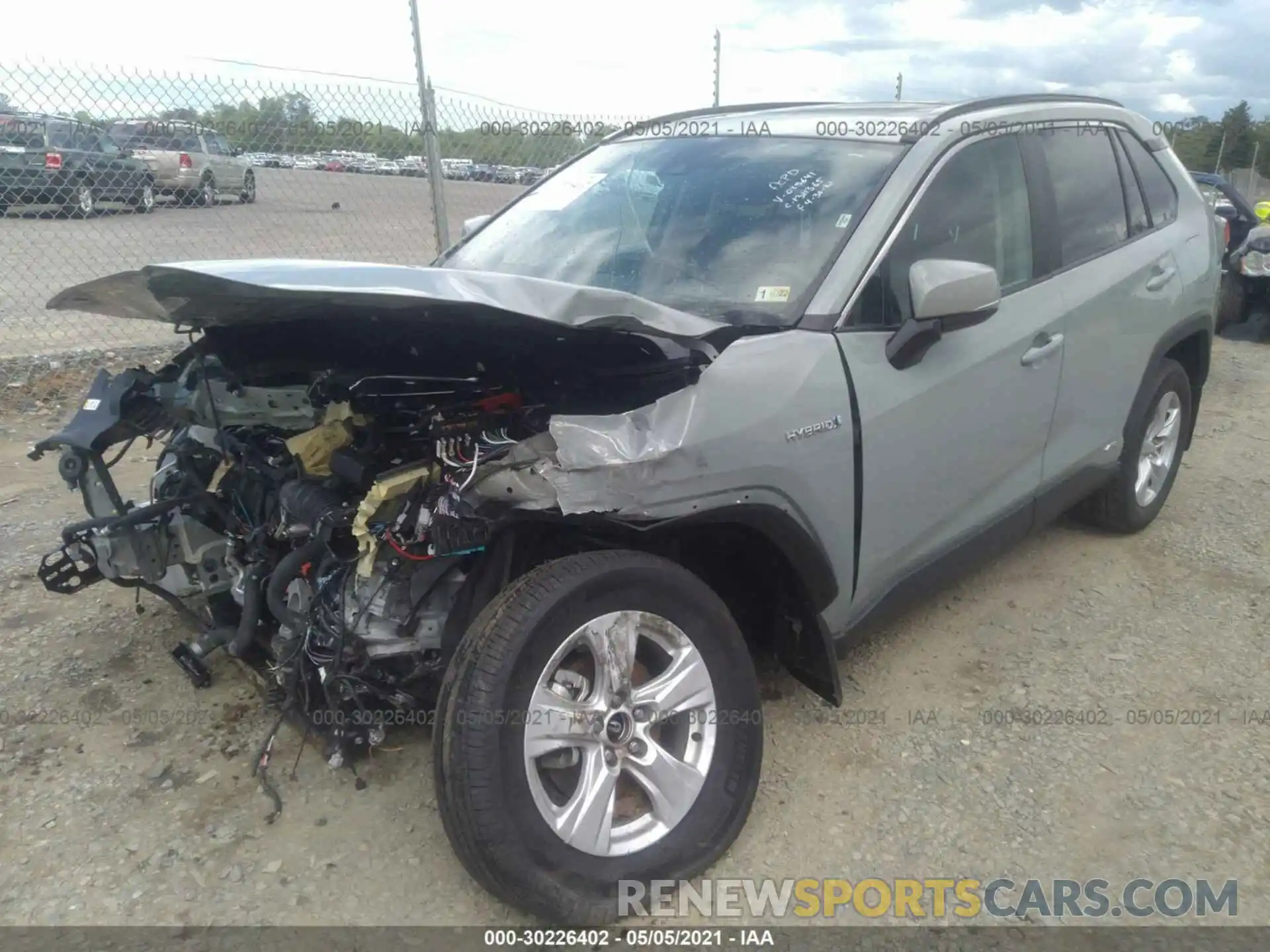 2 Photograph of a damaged car 4T3R6RFV9MU025641 TOYOTA RAV4 2021