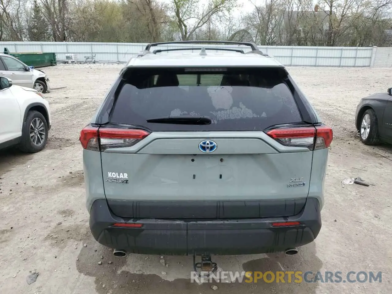6 Photograph of a damaged car 4T3R6RFVXMU014938 TOYOTA RAV4 2021
