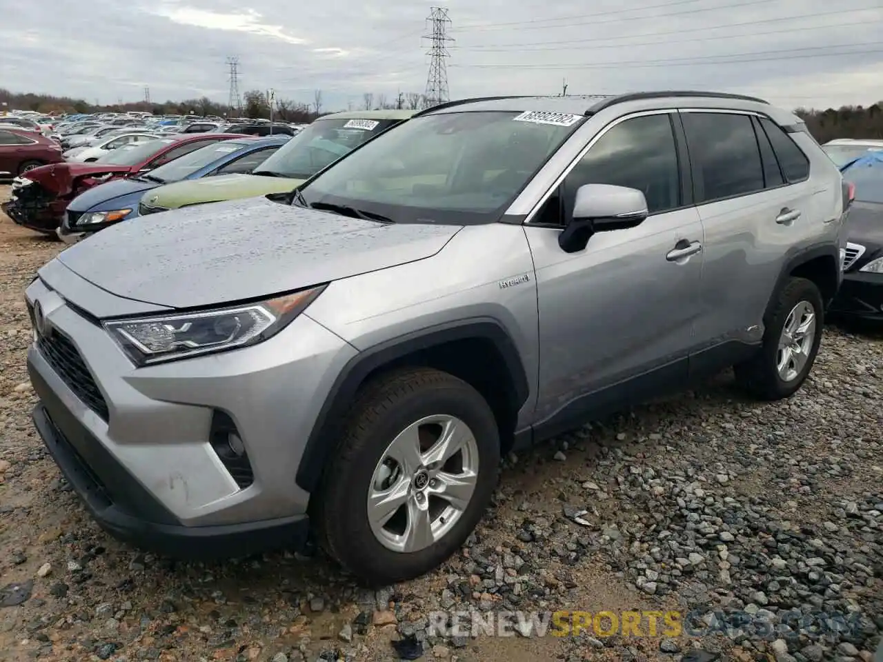 1 Photograph of a damaged car 4T3RWRFV0MU030095 TOYOTA RAV4 2021