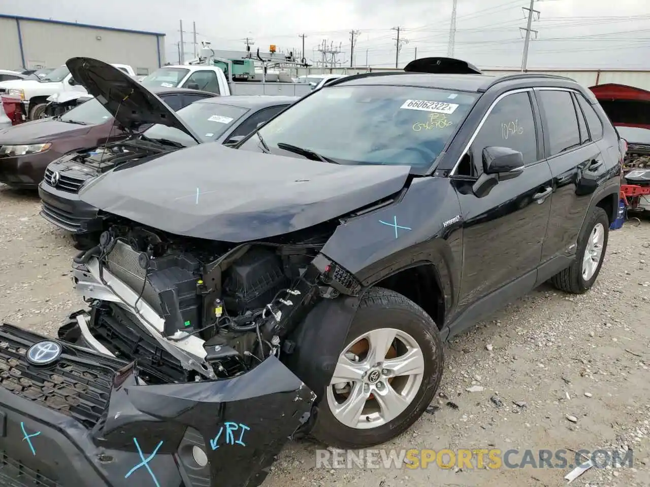 2 Photograph of a damaged car 4T3RWRFV0MU036706 TOYOTA RAV4 2021