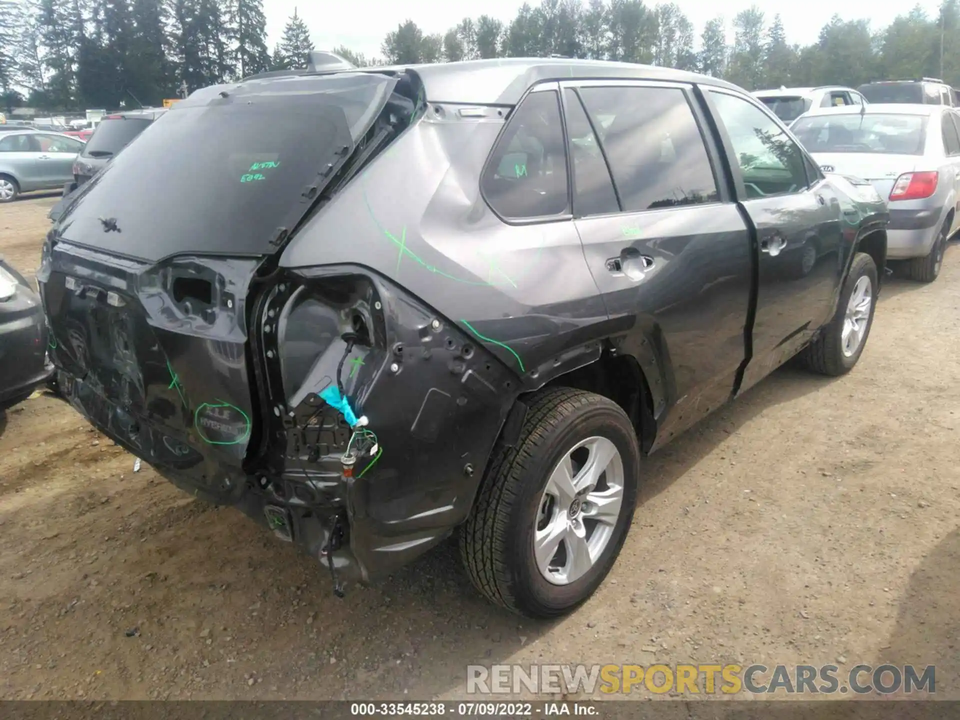 4 Photograph of a damaged car 4T3RWRFV1MU022443 TOYOTA RAV4 2021