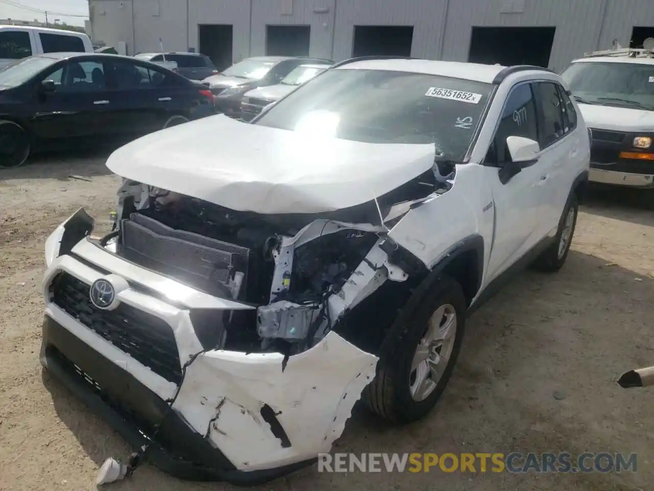 2 Photograph of a damaged car 4T3RWRFV1MU045978 TOYOTA RAV4 2021