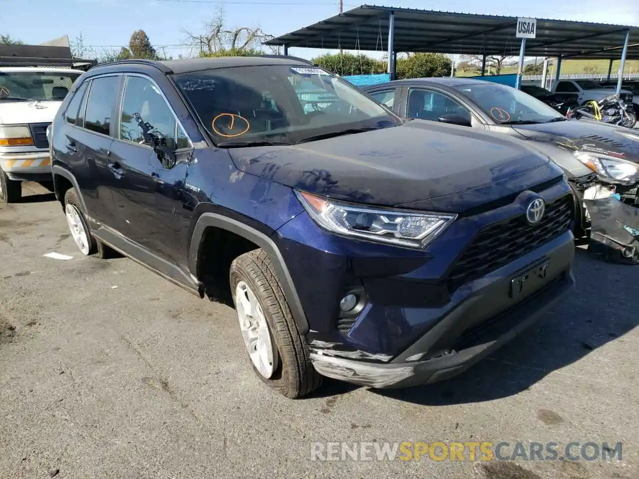 1 Photograph of a damaged car 4T3RWRFV3MU021486 TOYOTA RAV4 2021