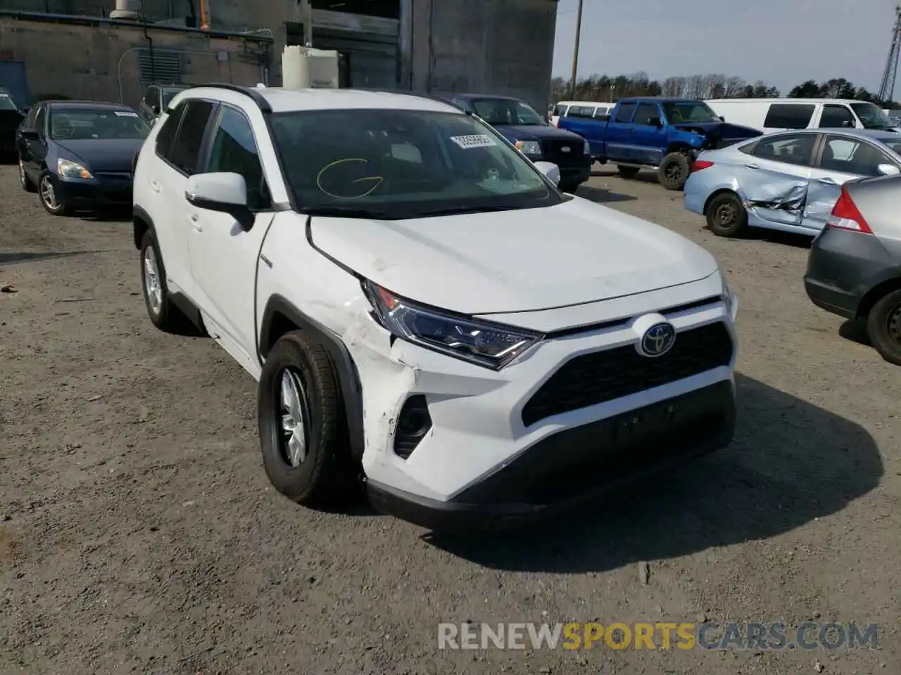 1 Photograph of a damaged car 4T3RWRFV3MU023173 TOYOTA RAV4 2021