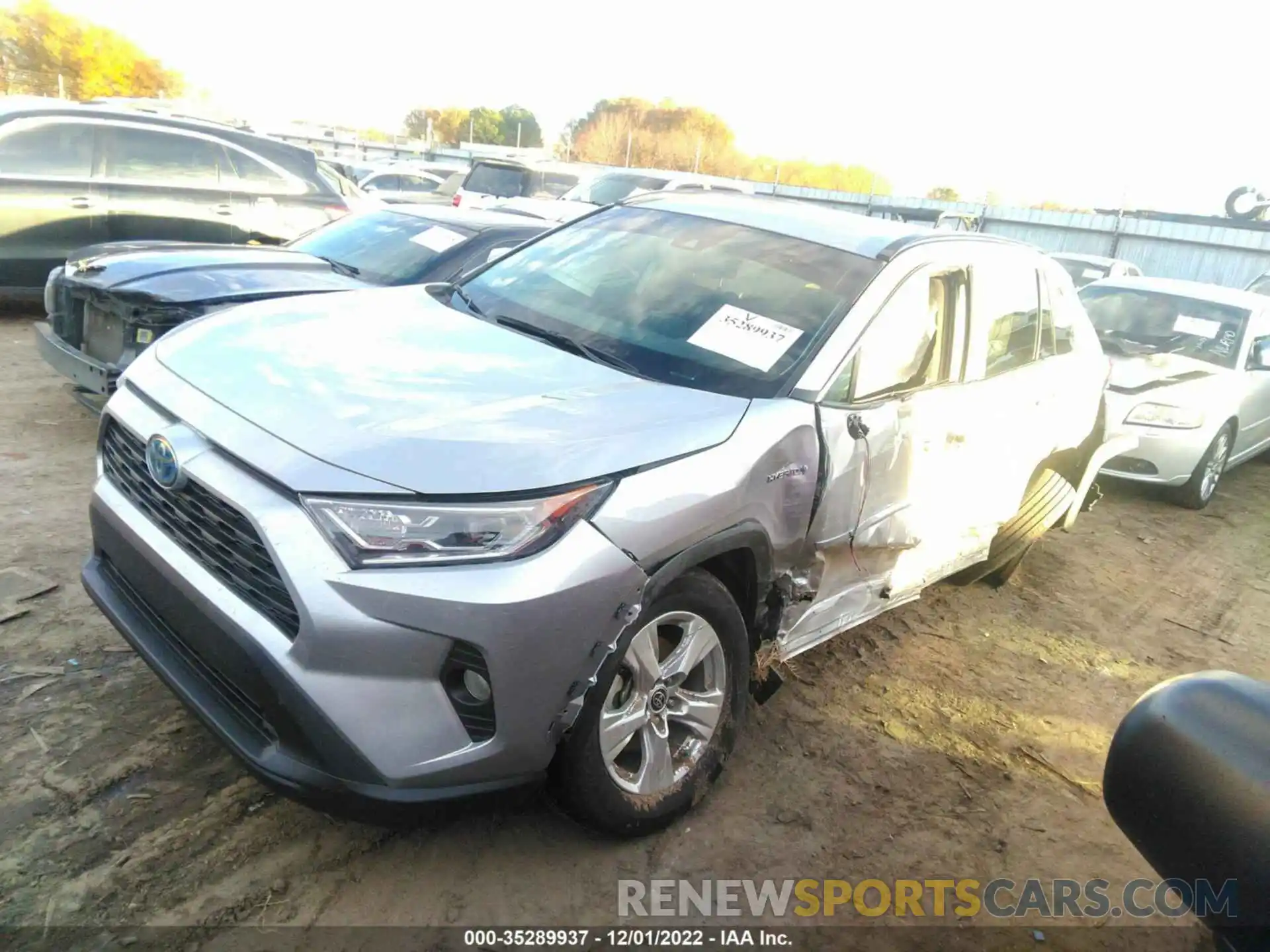 2 Photograph of a damaged car 4T3RWRFV3MU033945 TOYOTA RAV4 2021