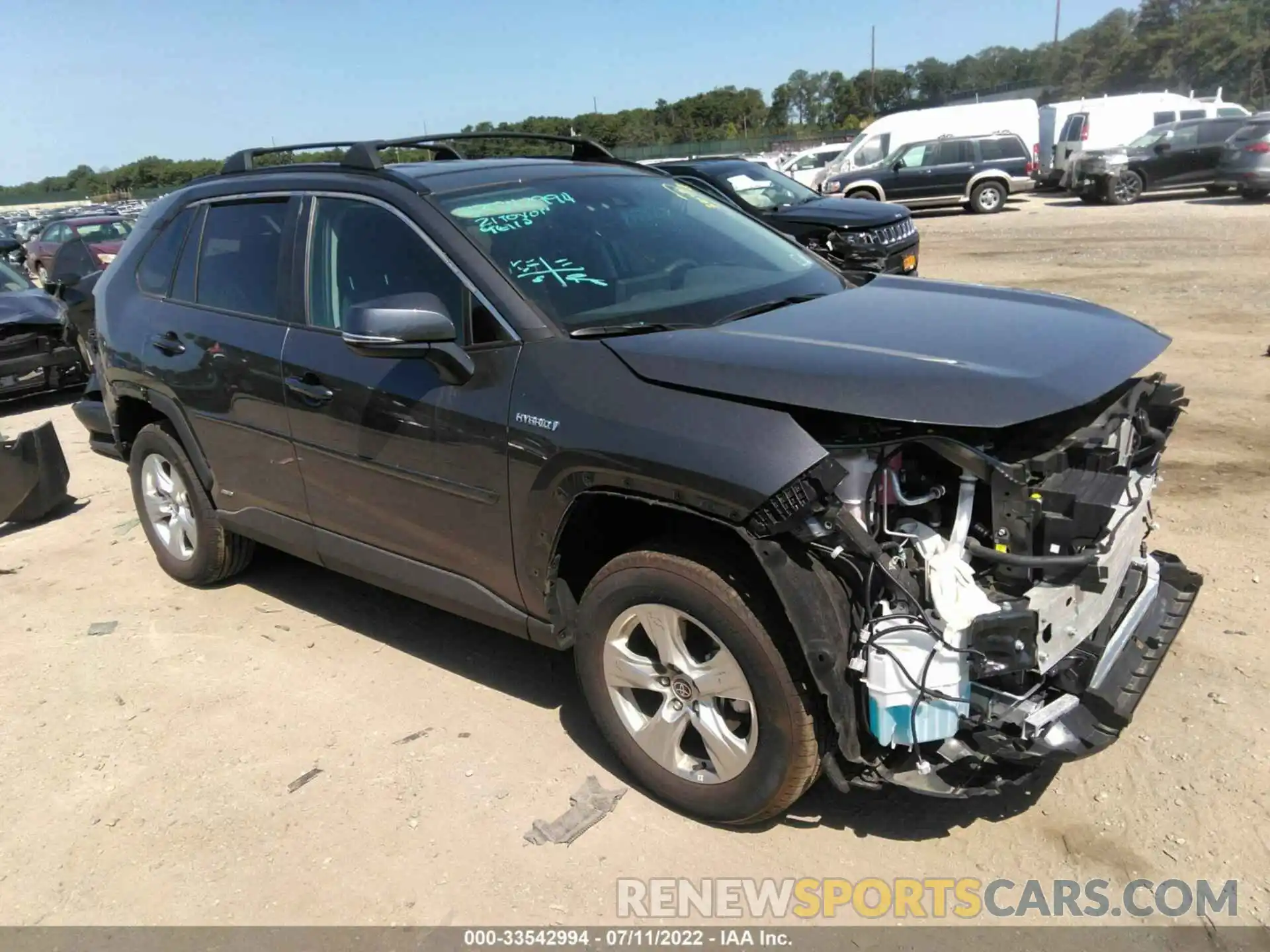 1 Photograph of a damaged car 4T3RWRFV3MU046405 TOYOTA RAV4 2021