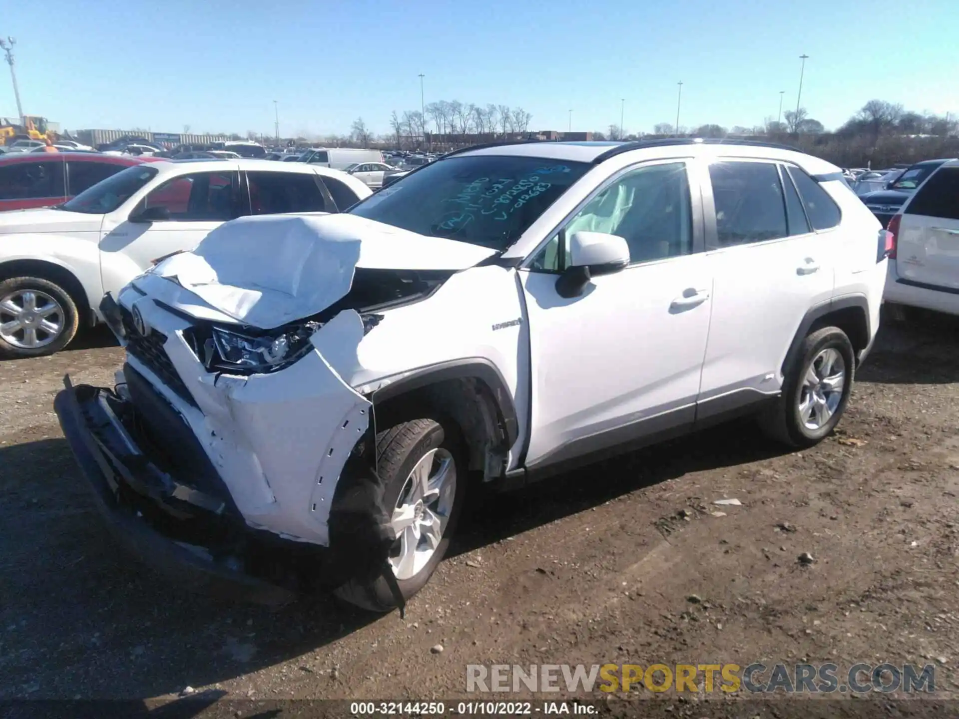 2 Photograph of a damaged car 4T3RWRFV4MU012683 TOYOTA RAV4 2021