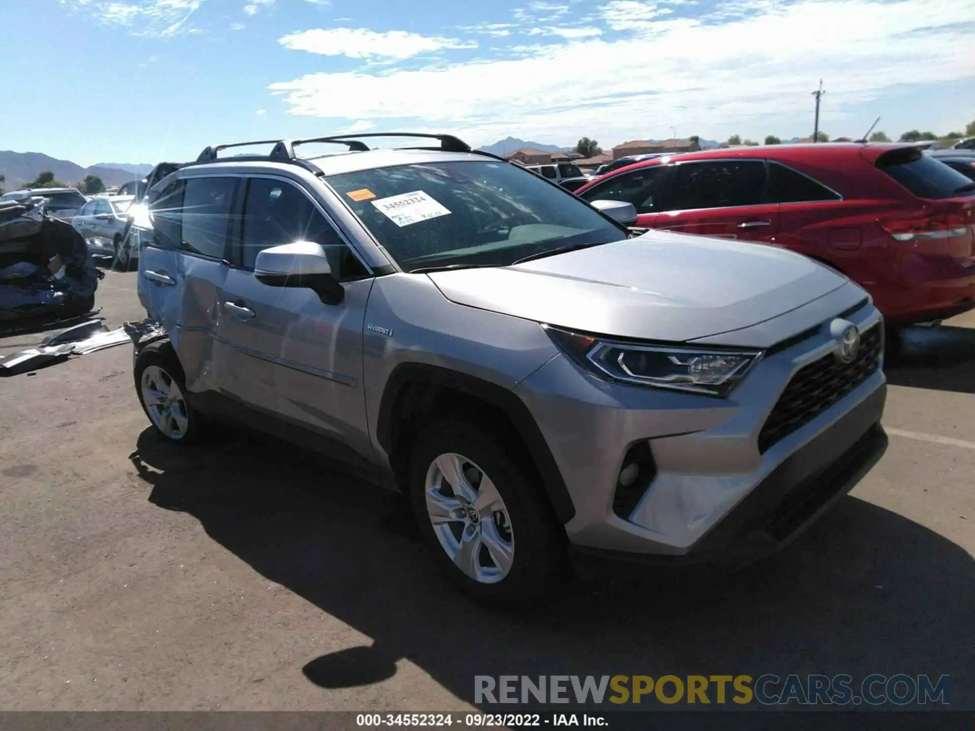 1 Photograph of a damaged car 4T3RWRFV4MU034585 TOYOTA RAV4 2021