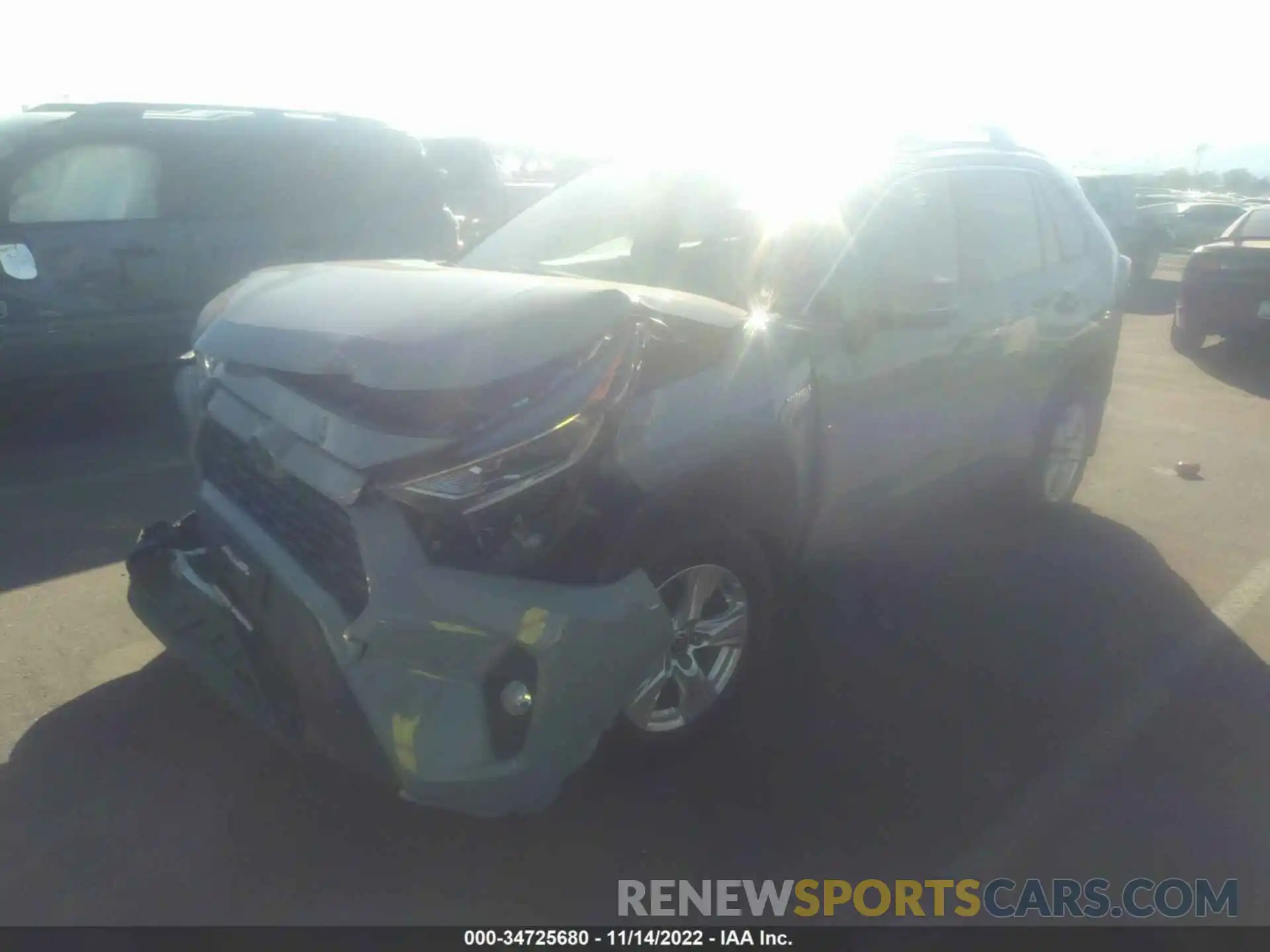 2 Photograph of a damaged car 4T3RWRFV4MU035638 TOYOTA RAV4 2021